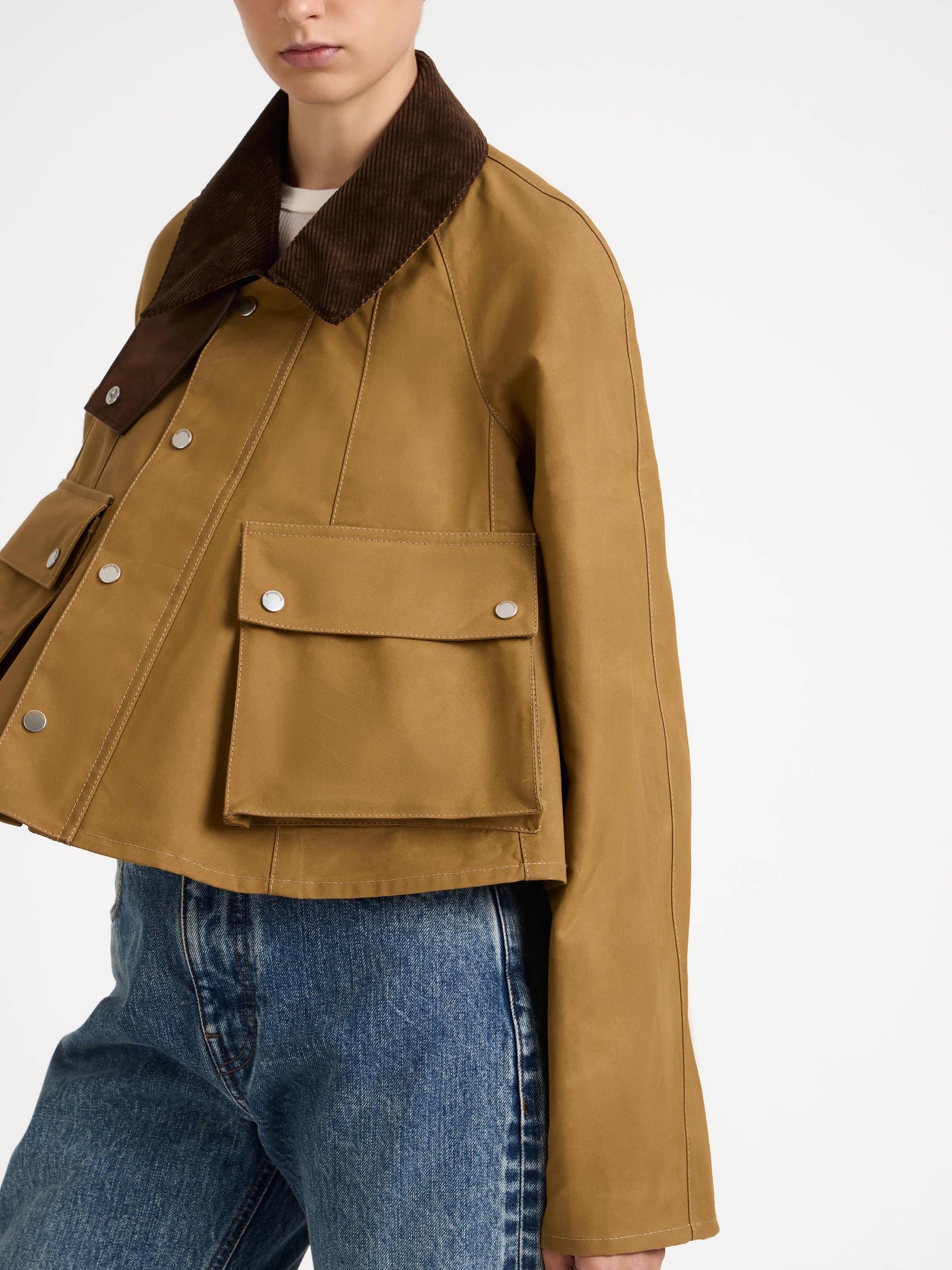 barn jacket biscuit Product Front 2