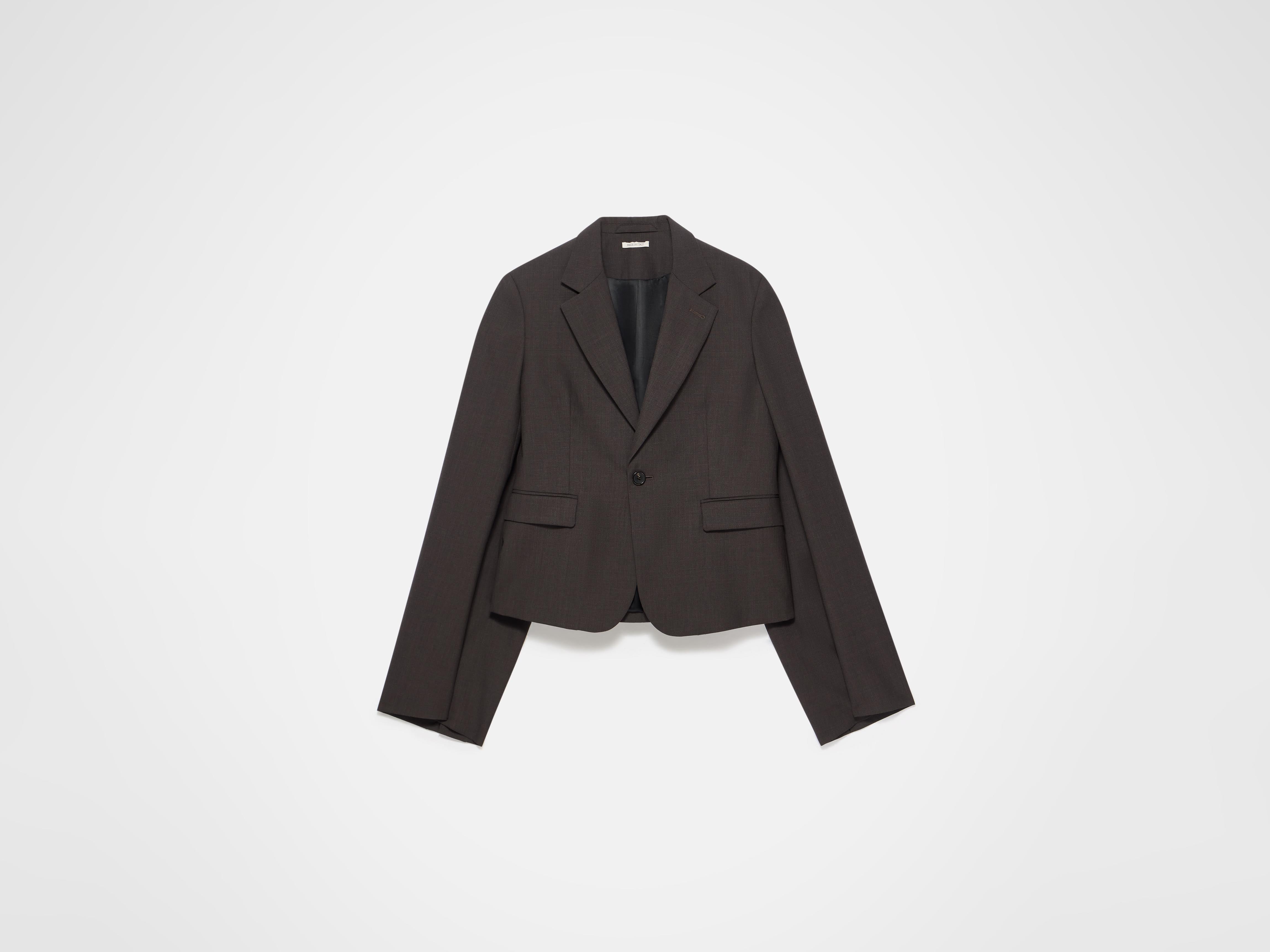 MENS WIDE SLEEVE BLAZER IN CHOCOLATE BROWN in CHOCOLATE BROWN