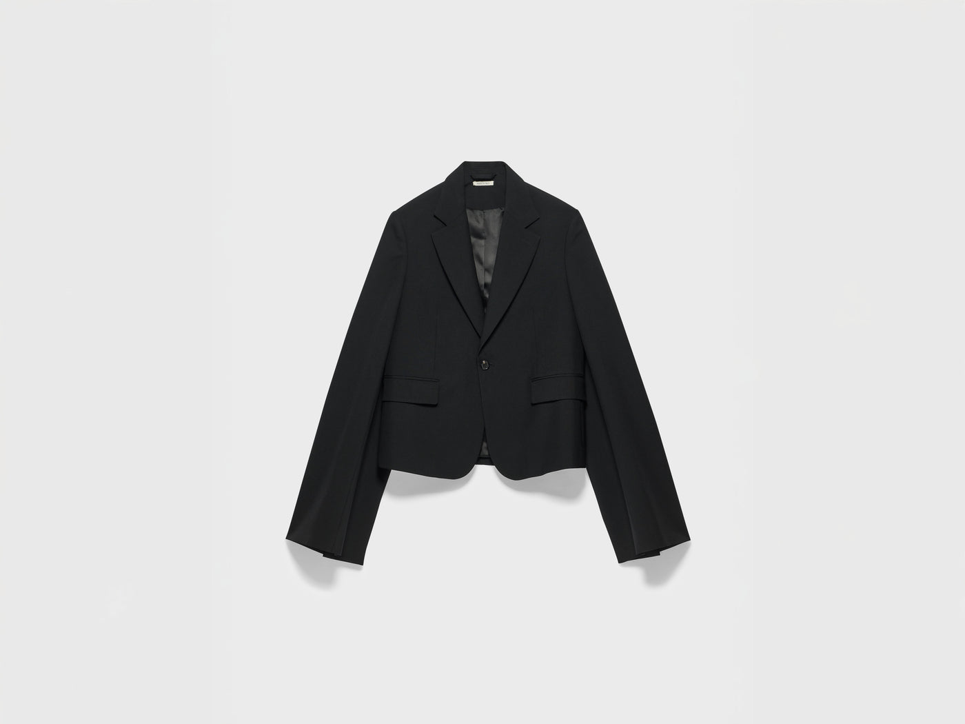 MENS WIDE SLEEVE BLAZER IN BLACK