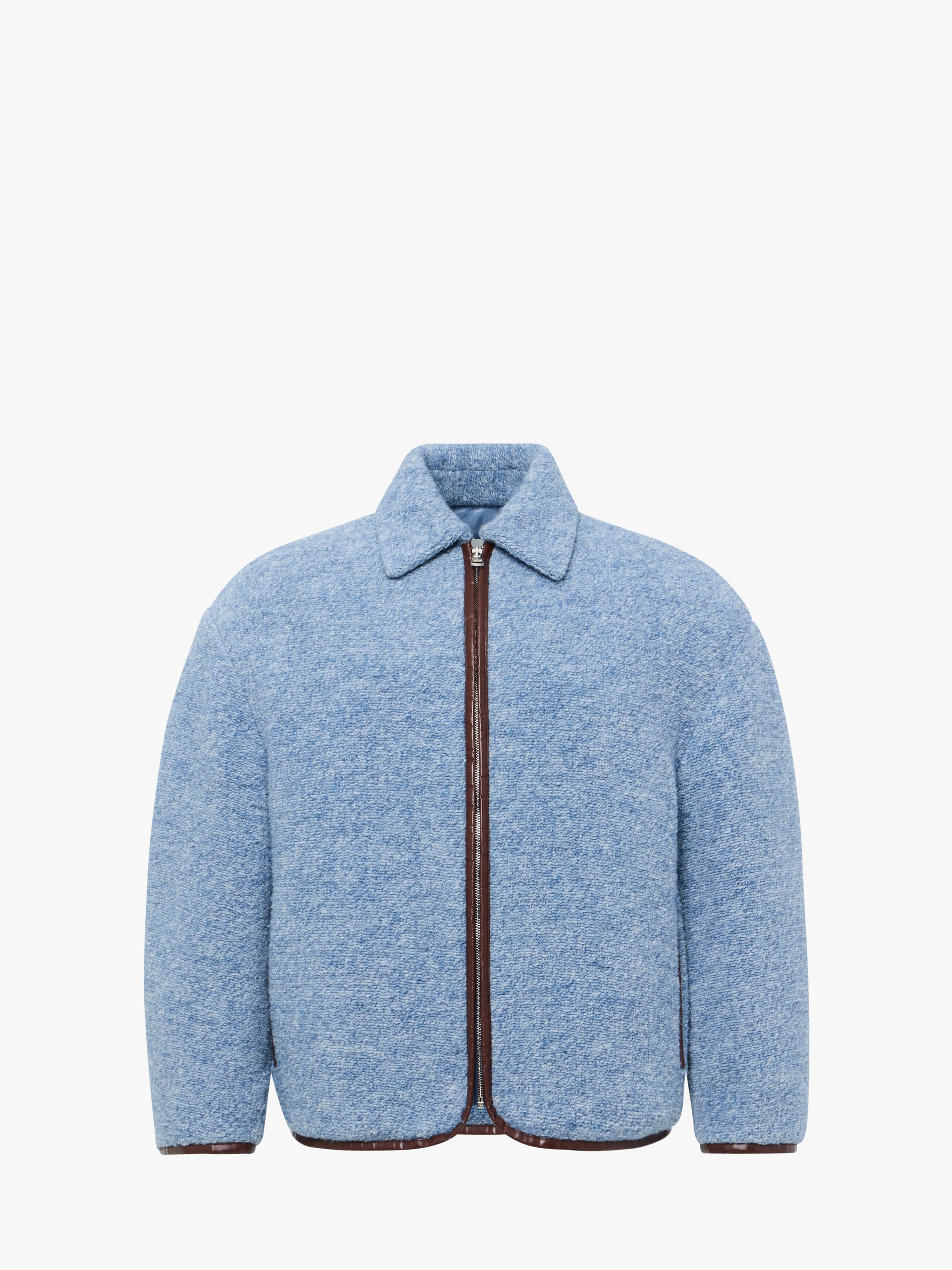 CONTRAST TRIM CASUAL JACKET