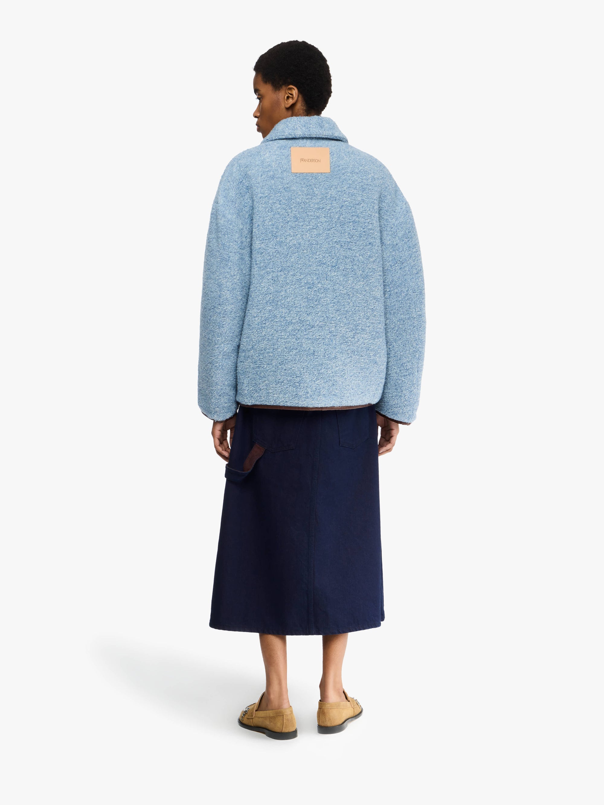 CONTRAST TRIM CASUAL JACKET