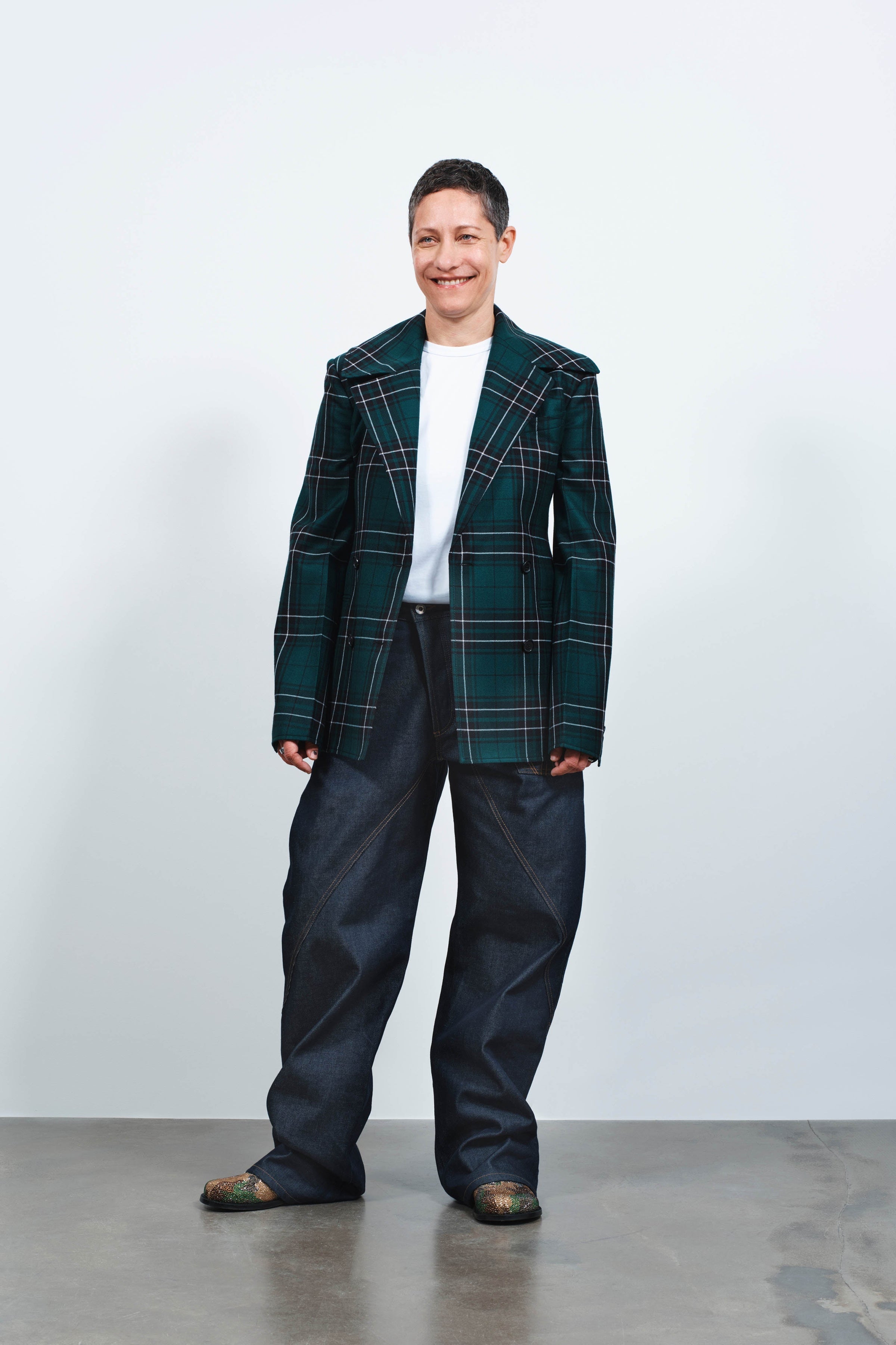 cinched waist tailored jacket forest green Creative 2