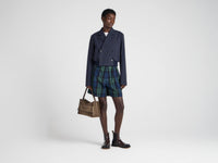 WOMENS CROPPED BLAZER IN NAVY