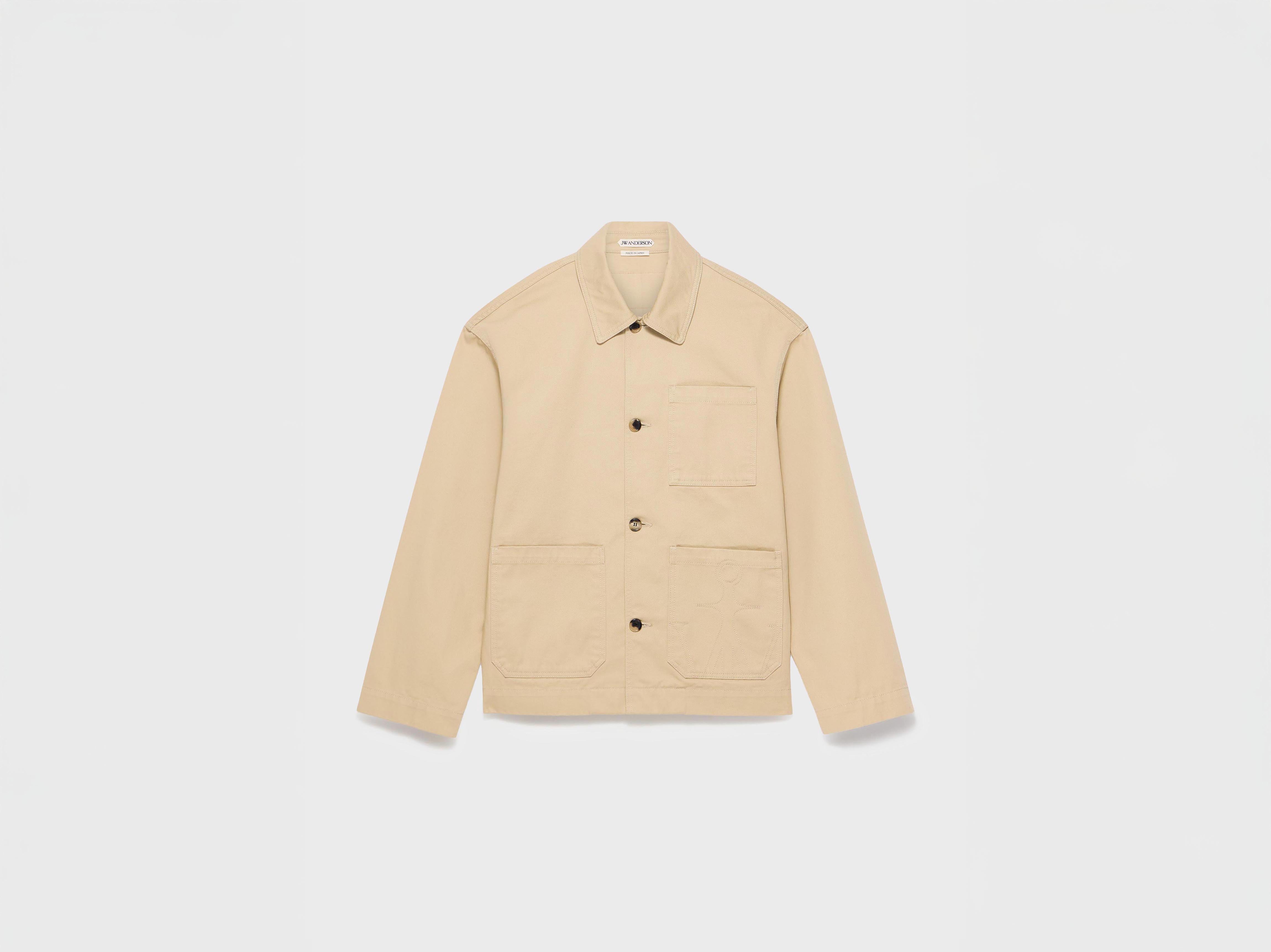 WOMENS PATCH POCKET JACKET IN BEIGE in BEIGE JK0459PG1933132XXS