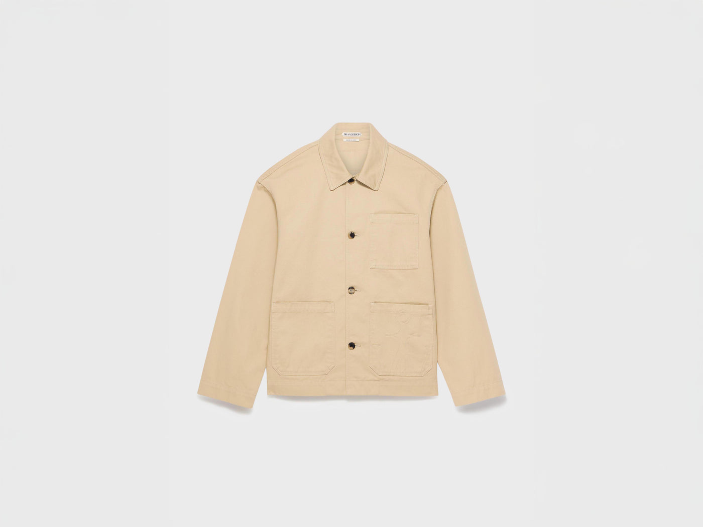 WOMENS PATCH POCKET JACKET IN BEIGE