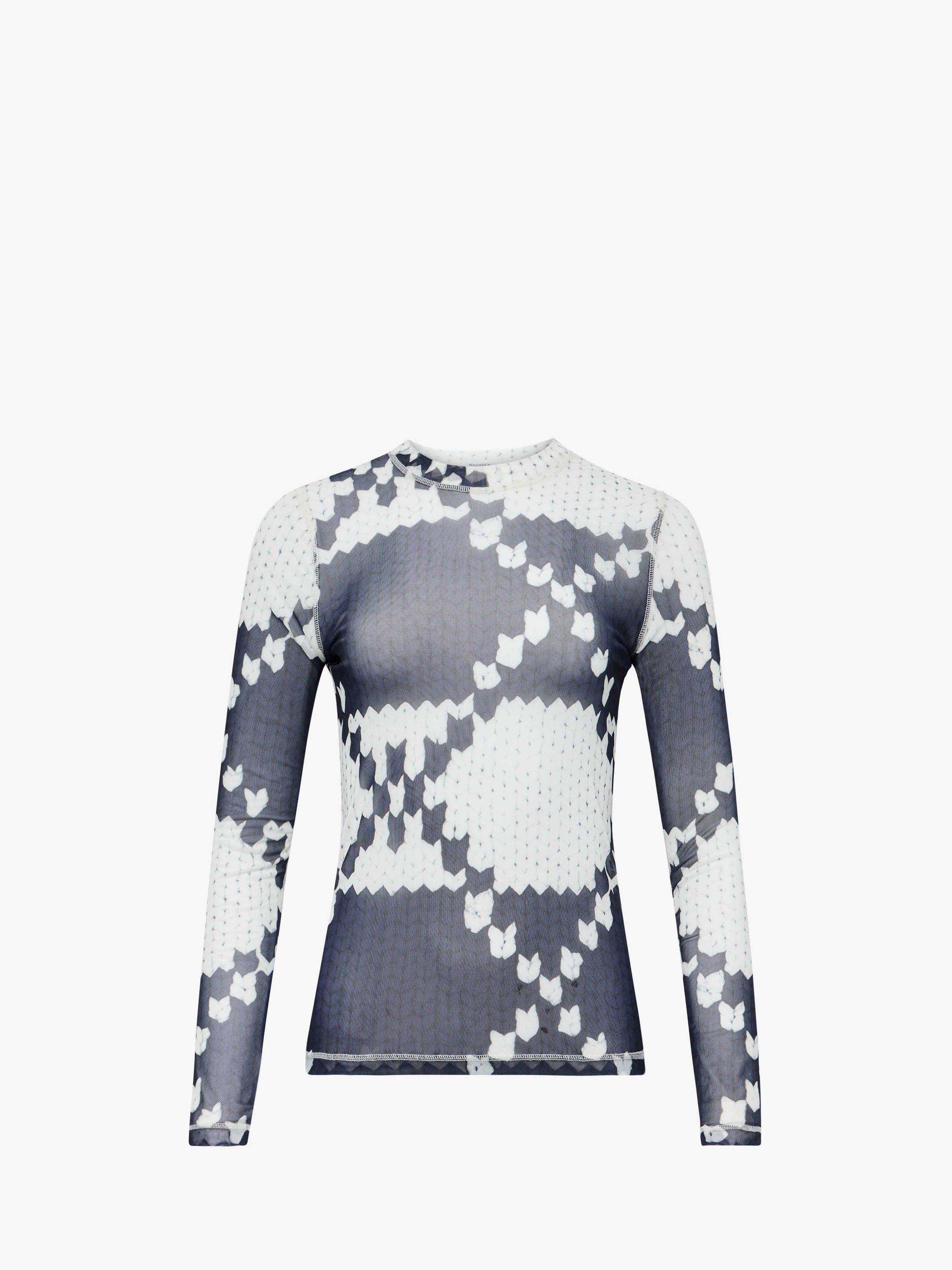 CL_LONG SLEEVE UNDERPINNING - OFF WHITE/NAVY_JO0138PG1787
