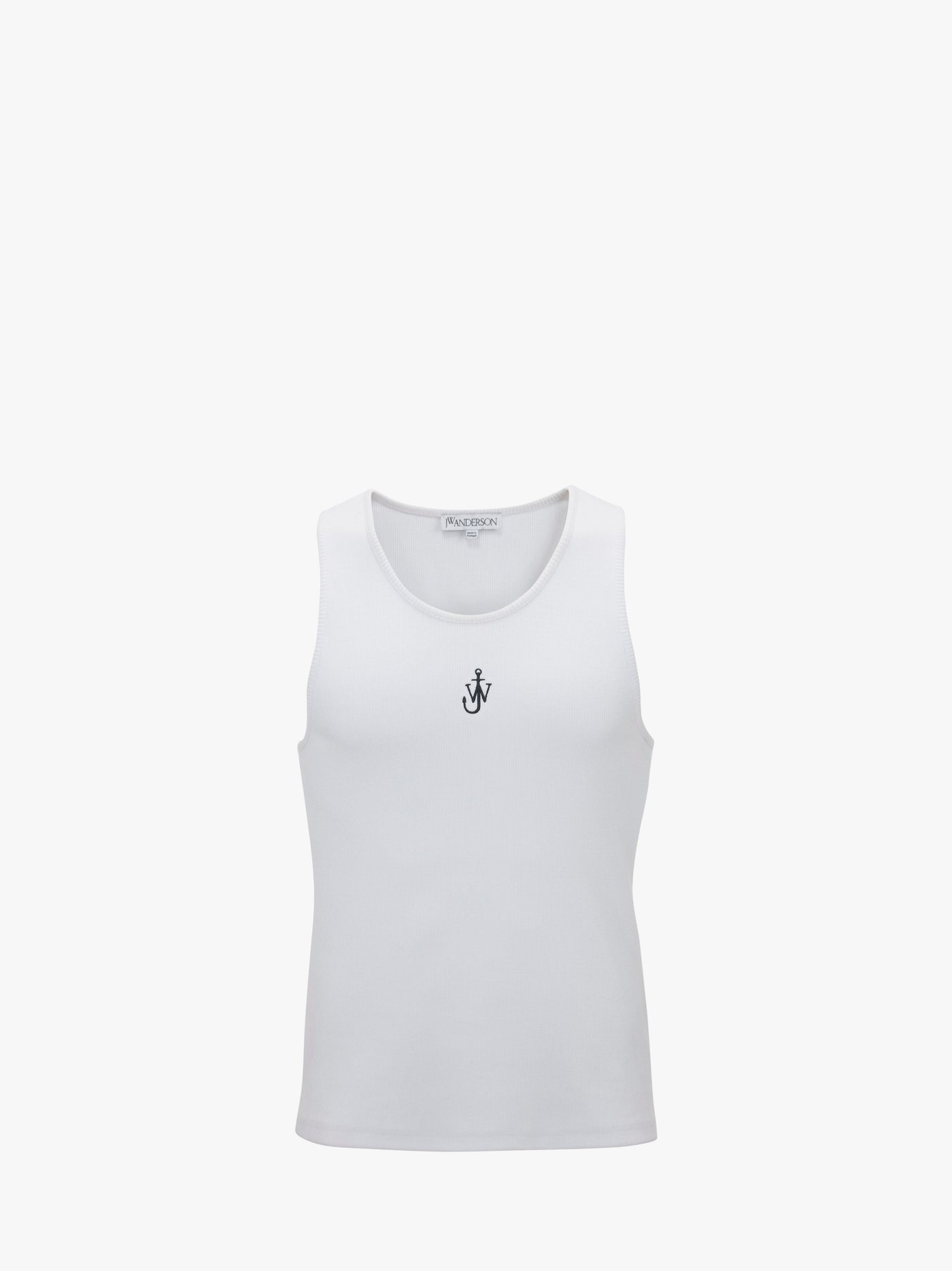 CL_ANCHOR EMBROIDERY TANK TOP - WHITE_JO0202PG1512