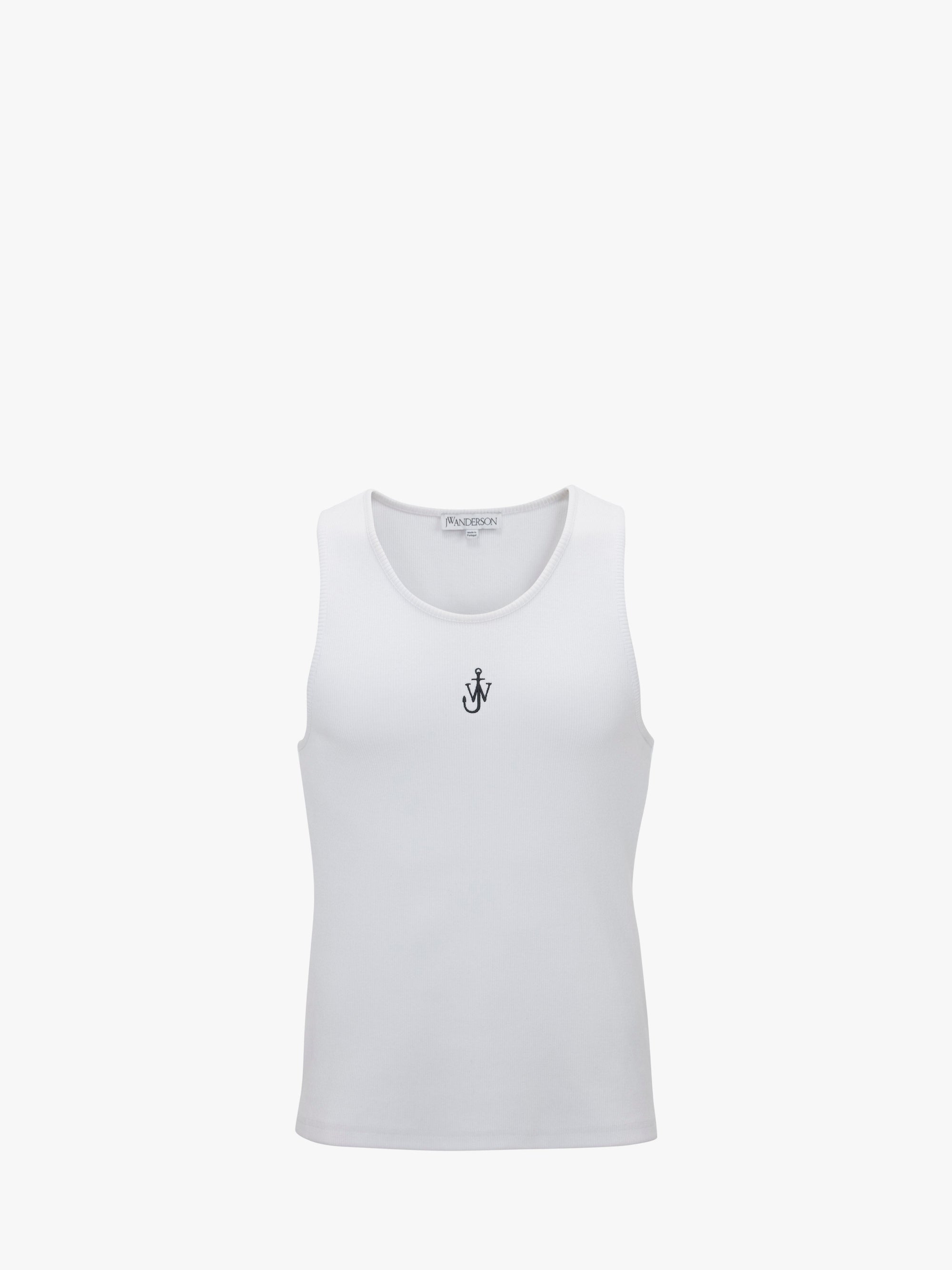 TANK TOP WITH ANCHOR LOGO EMBROIDERY