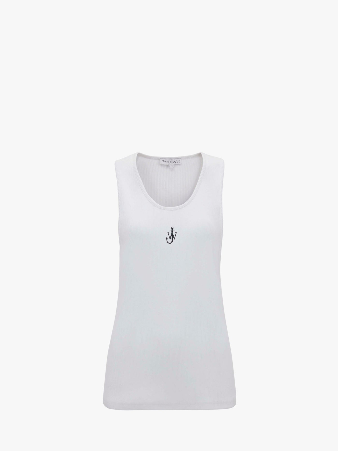 CL_ANCHOR EMBROIDERY TANK TOP - BLACK_JO0205PG1512