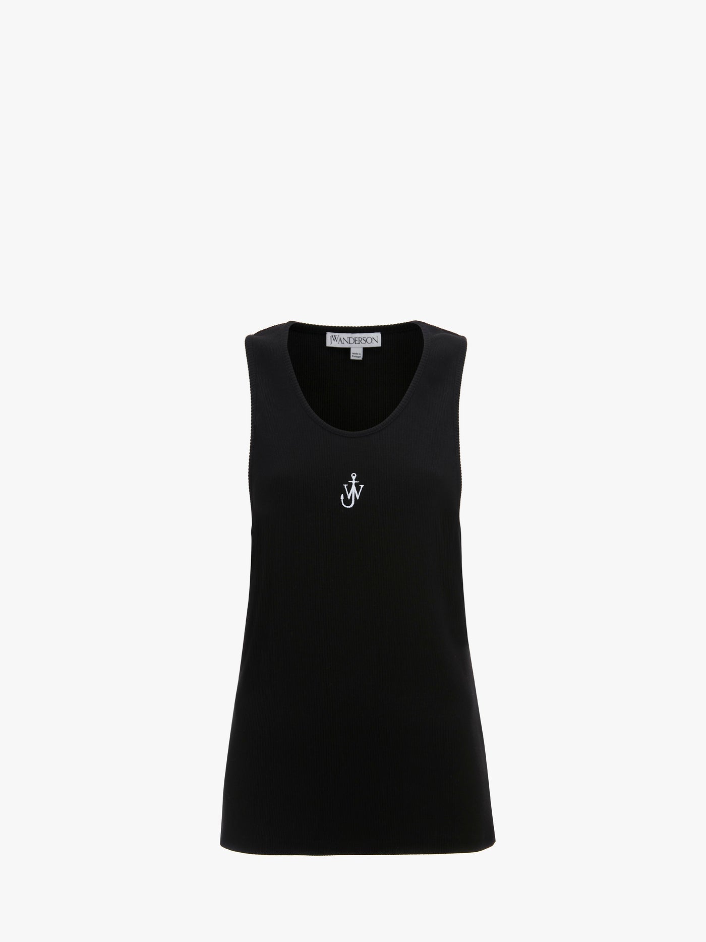 CL_ANCHOR EMBROIDERY TANK TOP - BLACK_JO0205PG1512