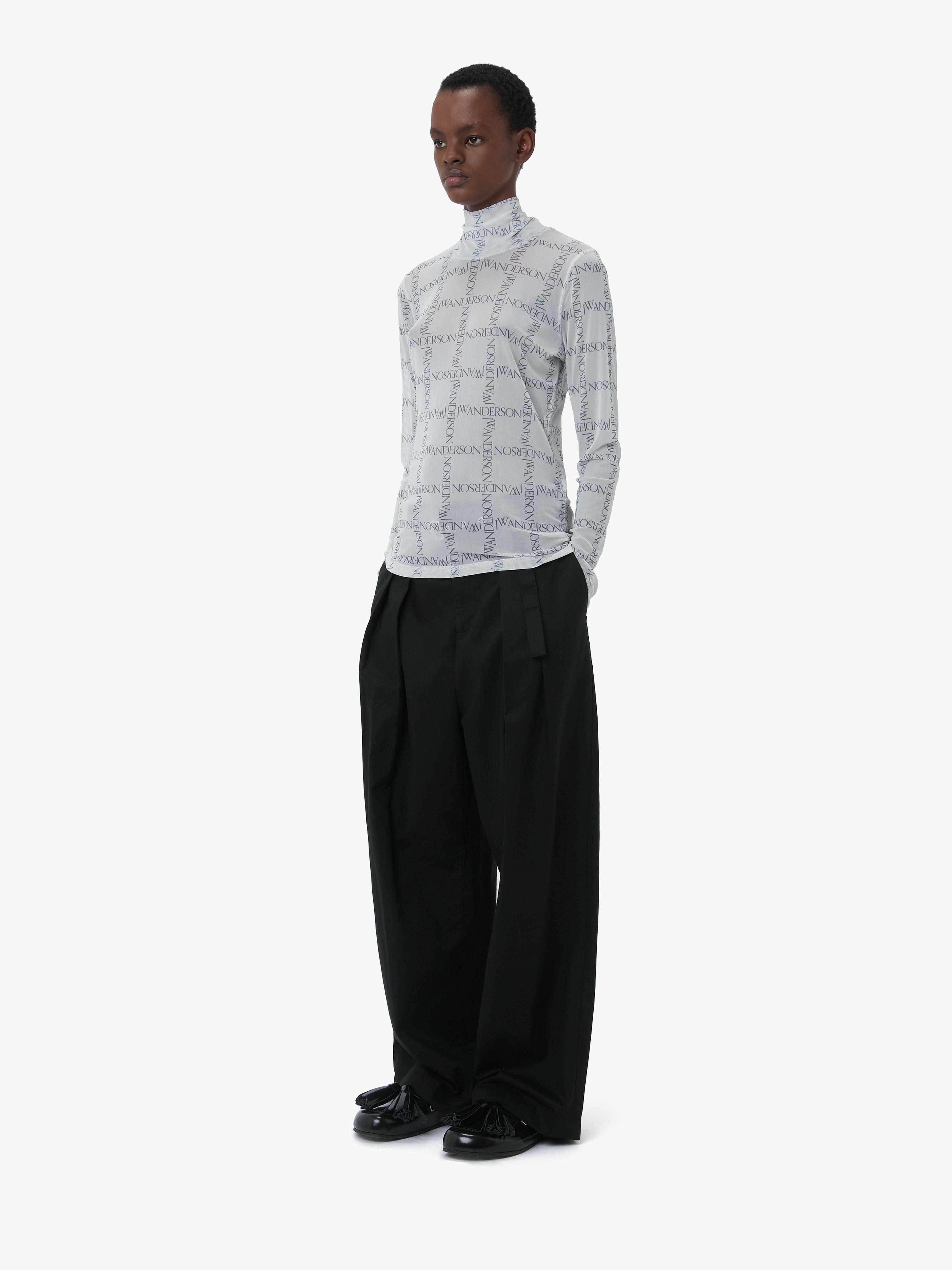 SHEER LONG SLEEVE TURTLENECK TOP – JW Anderson