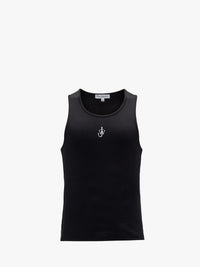 CL_ANCHOR EMBROIDERY VEST - BLACK_JO0228PG1512