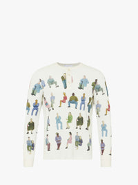 CL_PRINTED WAFFLE HENLEY TOP - WHITE_JO0260PG1737