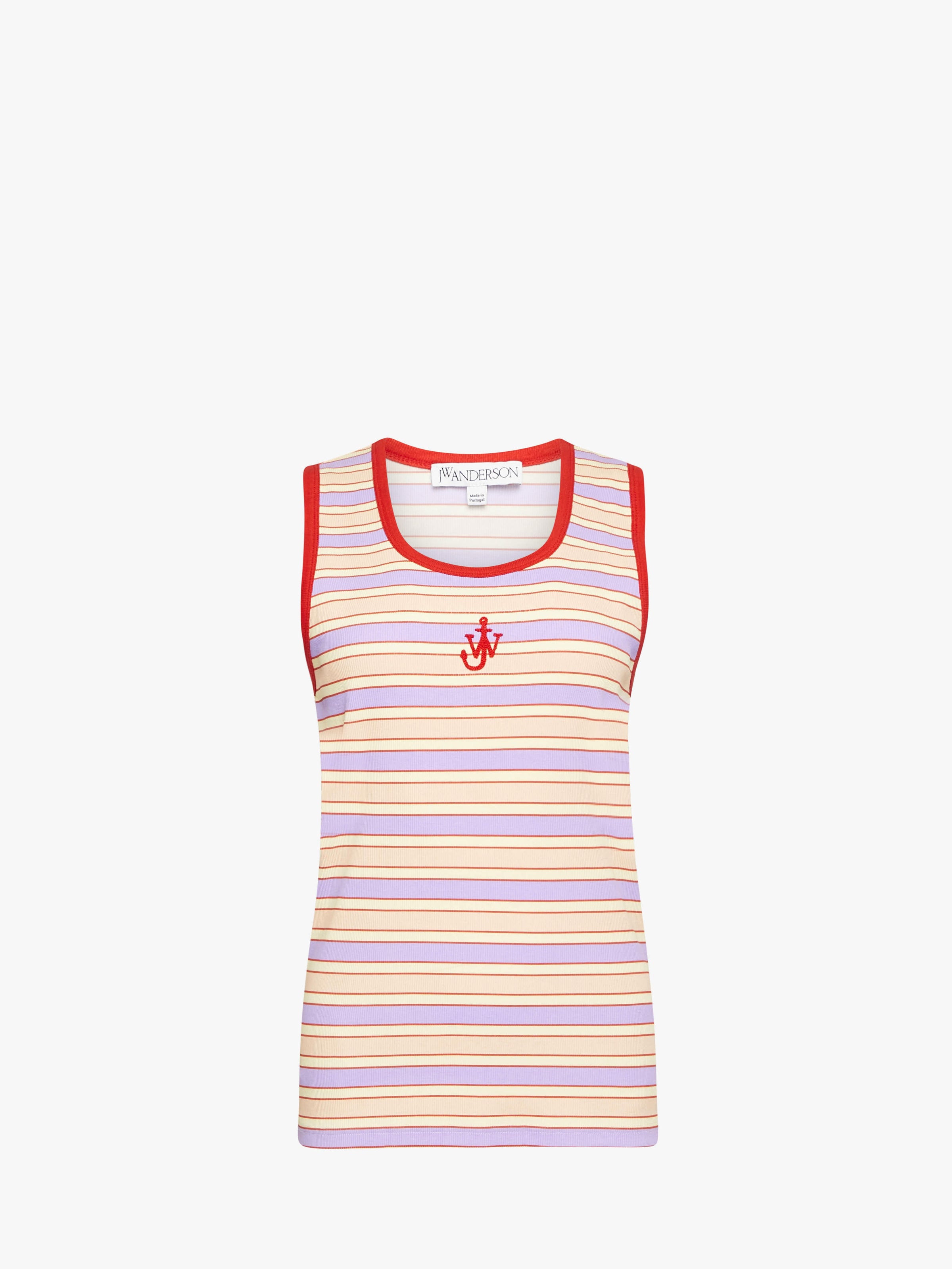 CL_STRIPED CONTRAST TRIM VEST - PINK/MULTI - DO NOT USE_JO0263PG1725