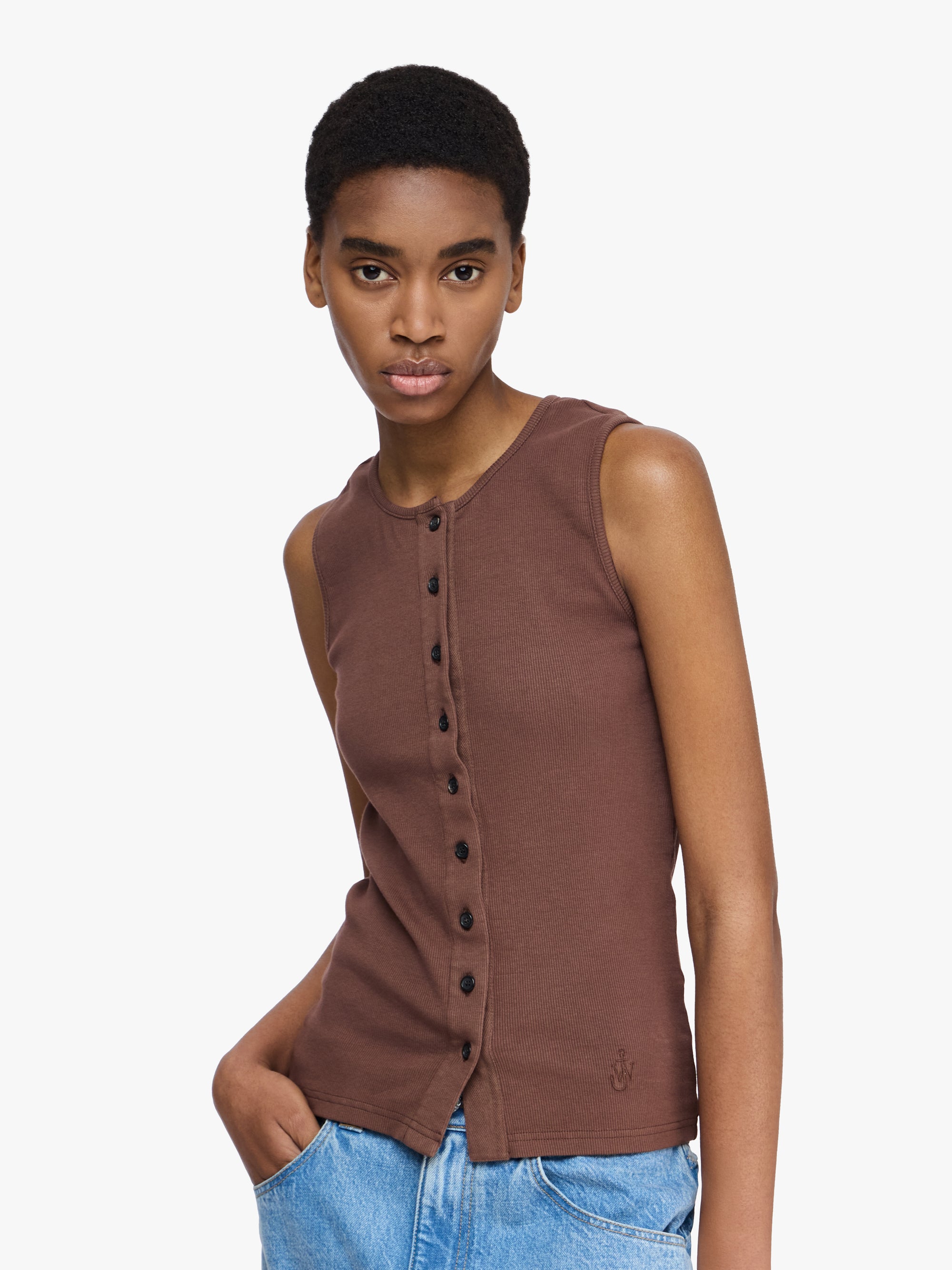 BUTTON DETAIL TANK TOP