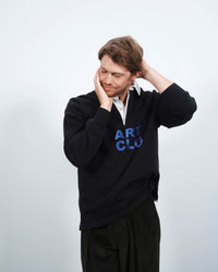 art club rugby polo washed black Creative 1