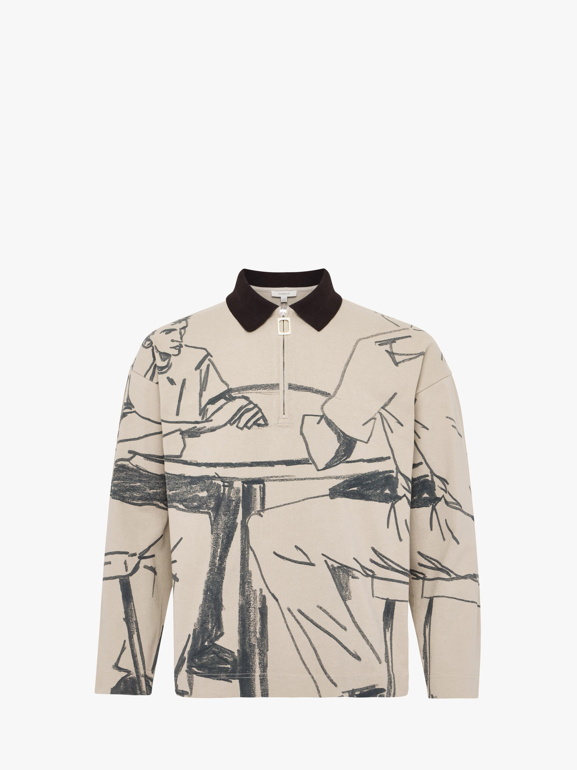 PRINTED RUGBY POLO