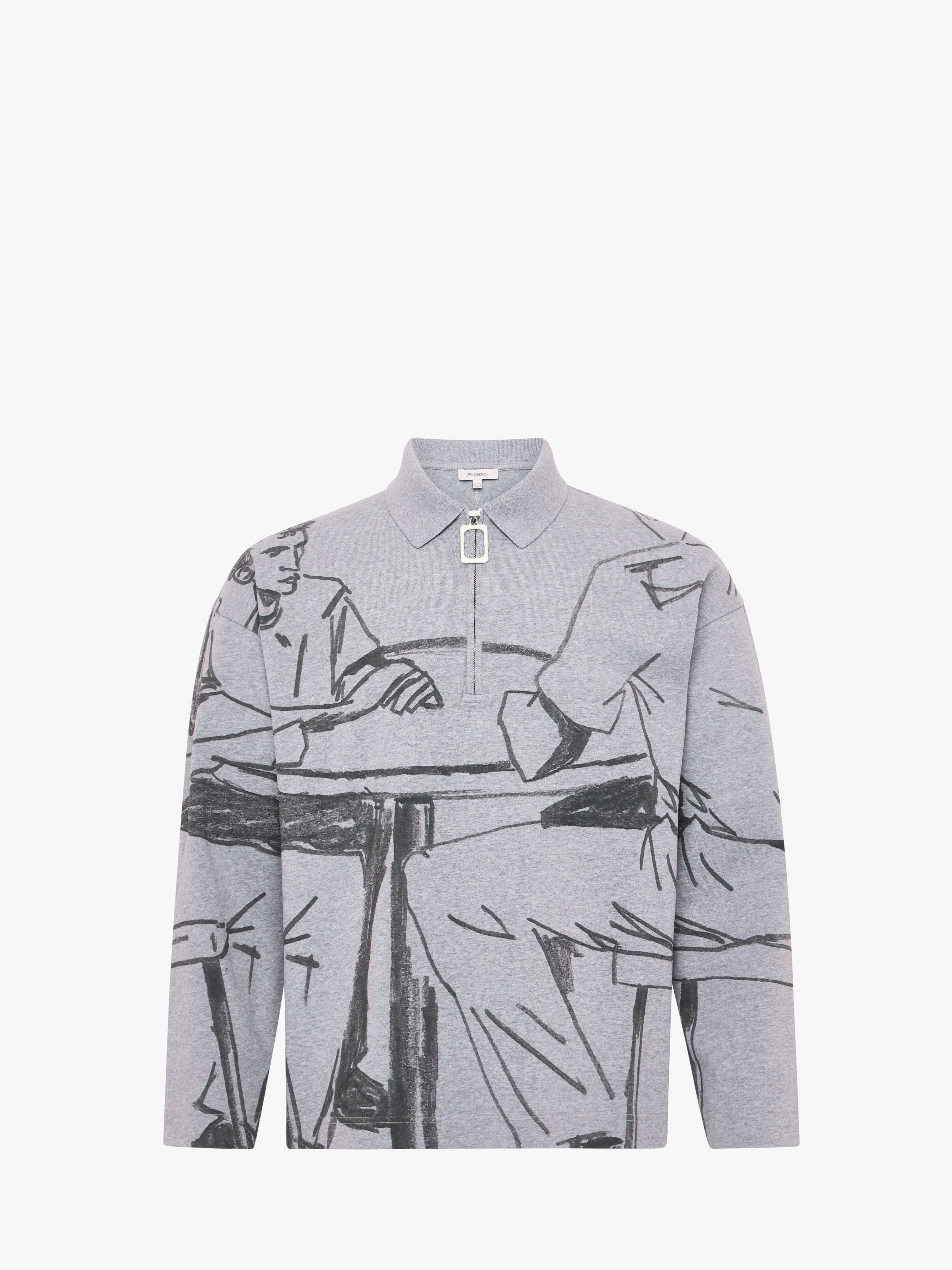 PRINTED RUGBY POLO – JW Anderson