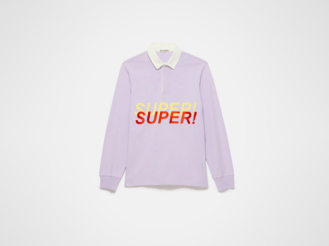 'SUPER SUPER' RUGBY POLO TOP IN PURPLE