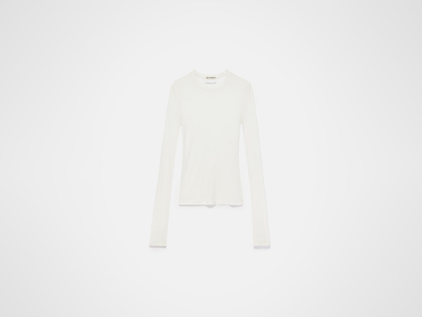 longsleeve crew neck off white Product Front 6