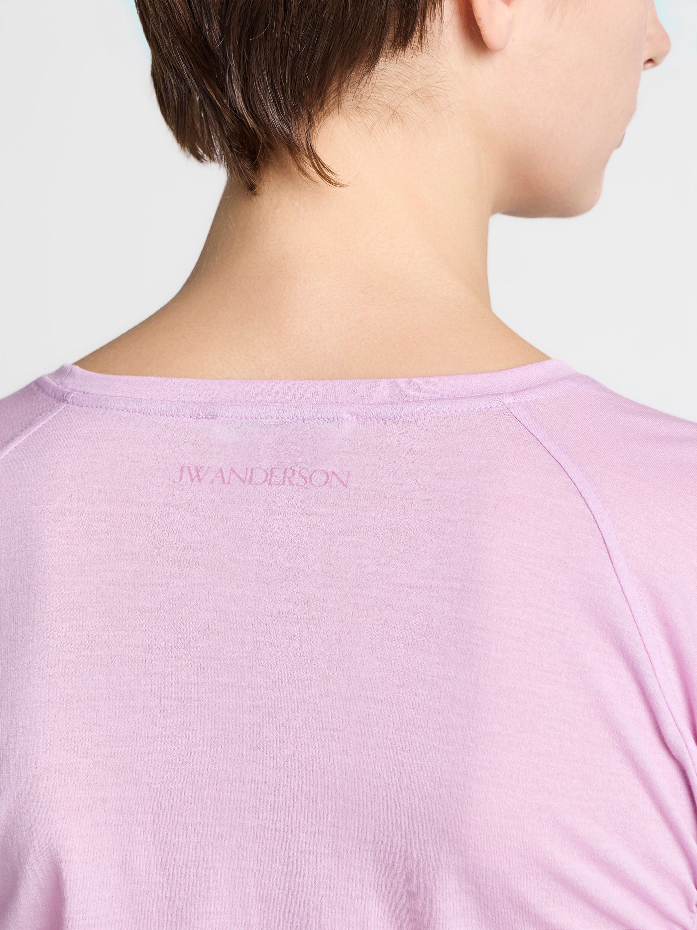WOMENS RUCHED JERSEY TOP IN ORCHID
