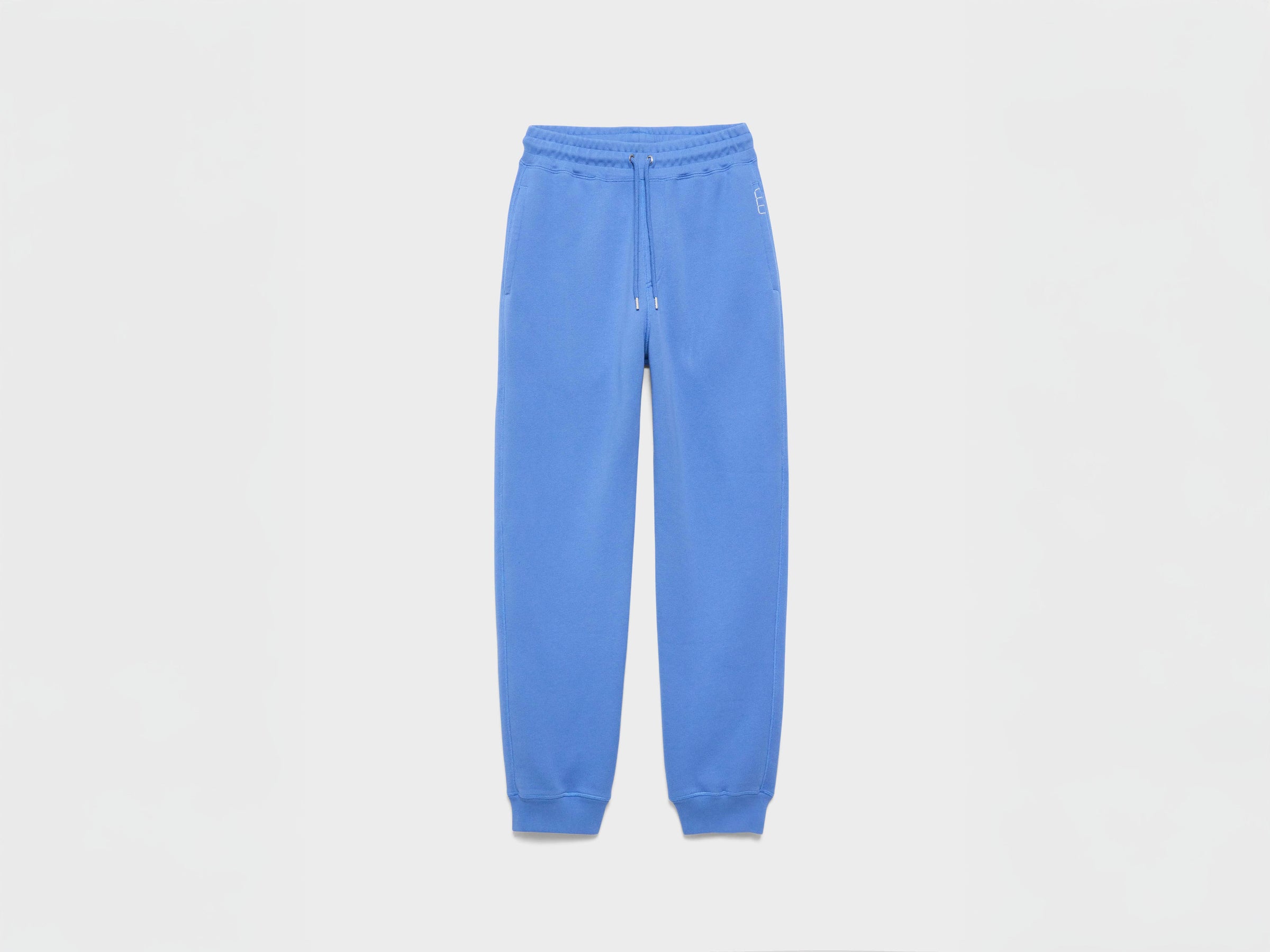 MENS CUFFED SWEATPANTS IN WASHED BLUE