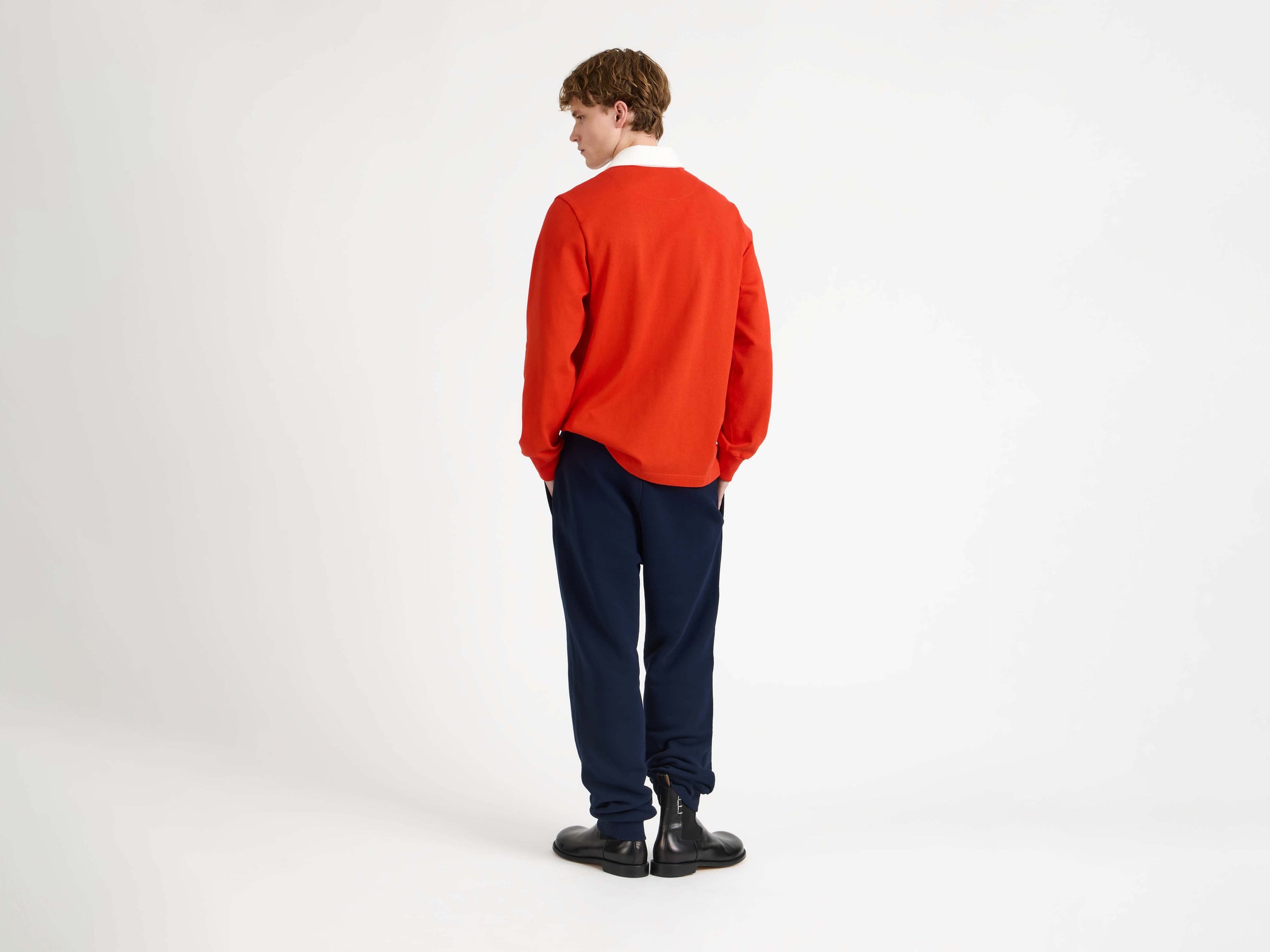 CUFFED SWEATPANTS IN NAVY