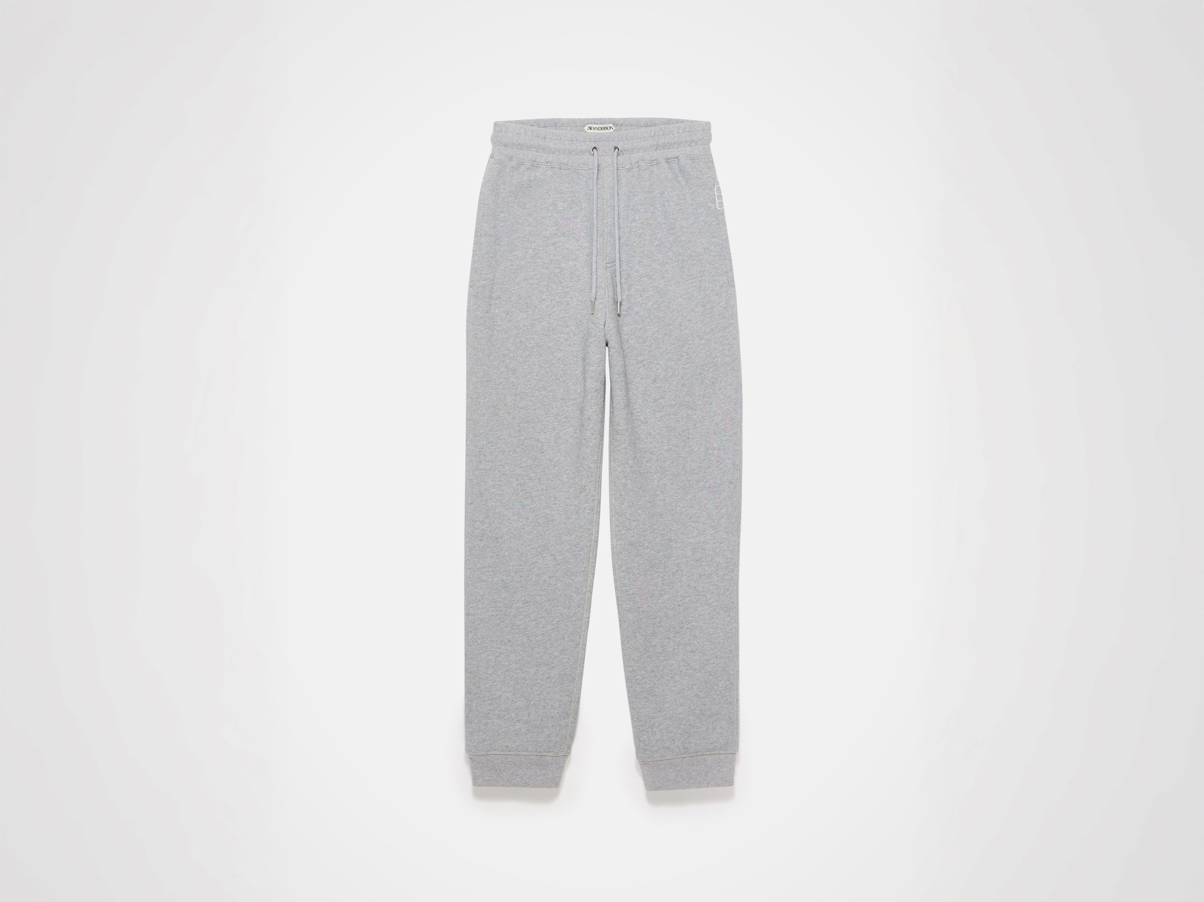 MENS CUFFED SWEATPANTS IN MID GREY MELANGE