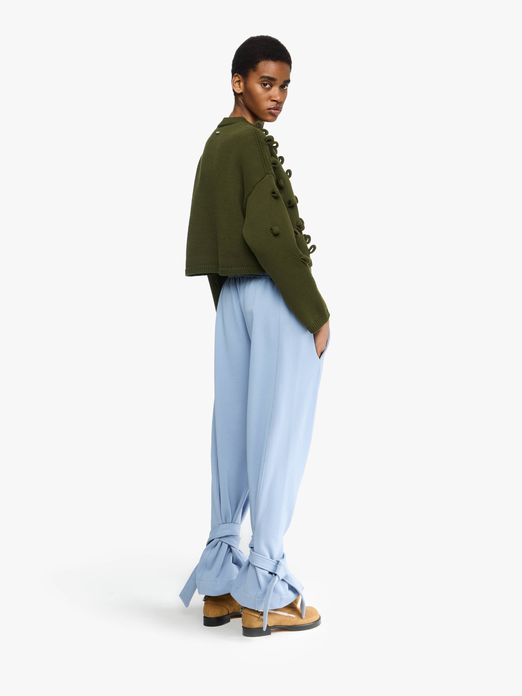TIED BOW JOGGERS