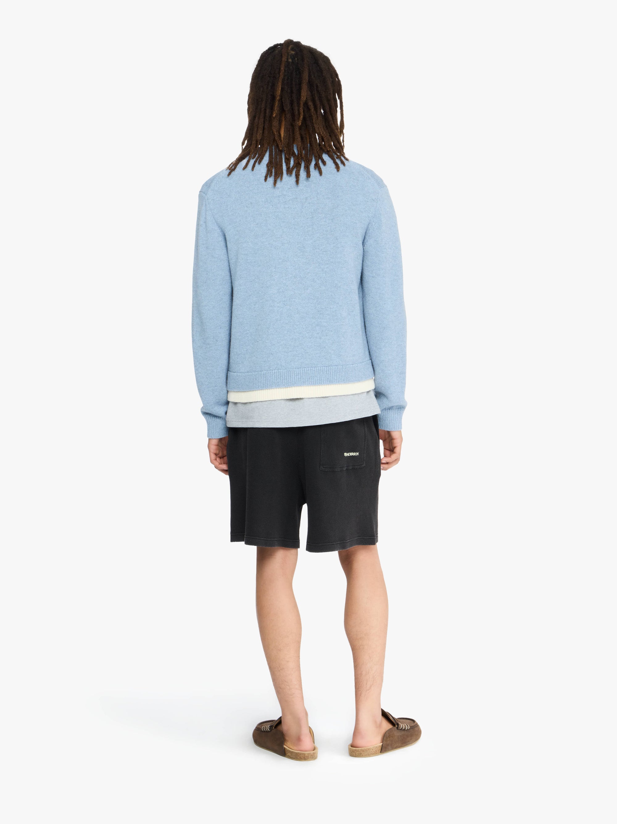 GARMENT DYE WAFFLE SHORTS
