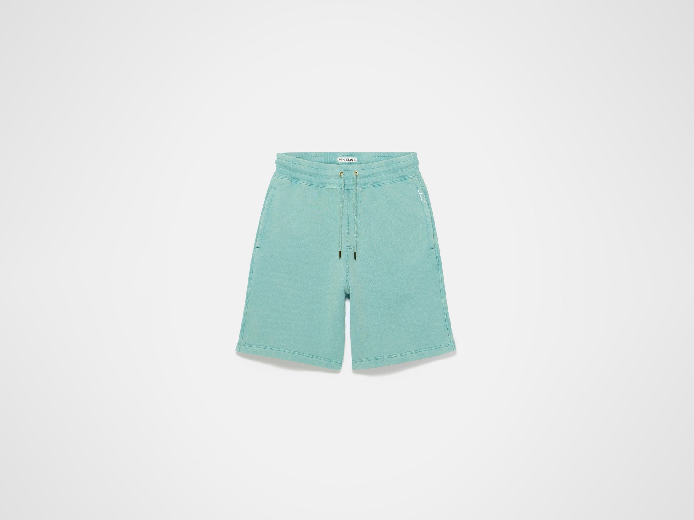 drawstring shorts washed teal Product Front 6