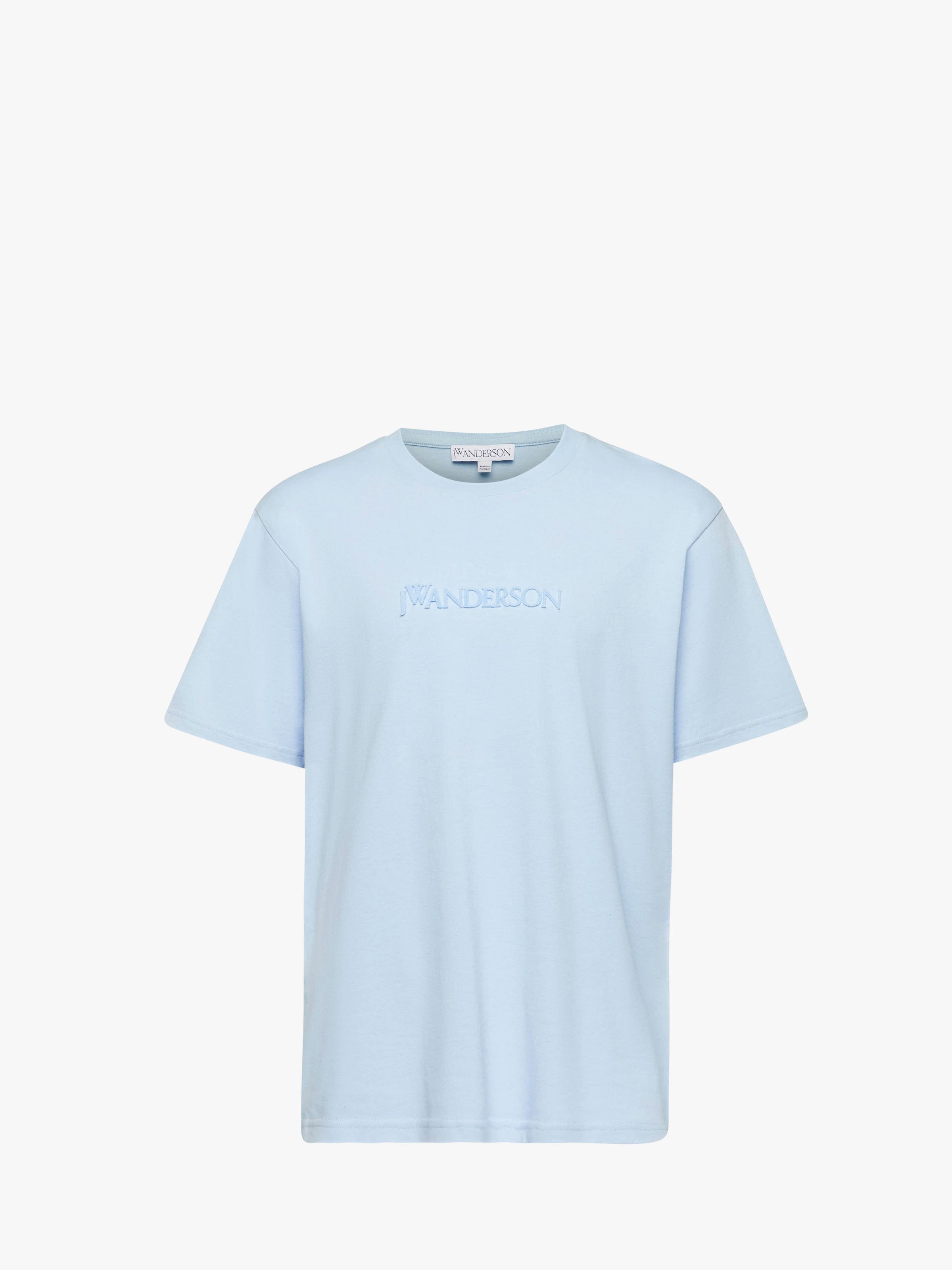 CL_LOGO EMBROIDERY T-SHIRT - PALE BLUE_JT0258PG1510