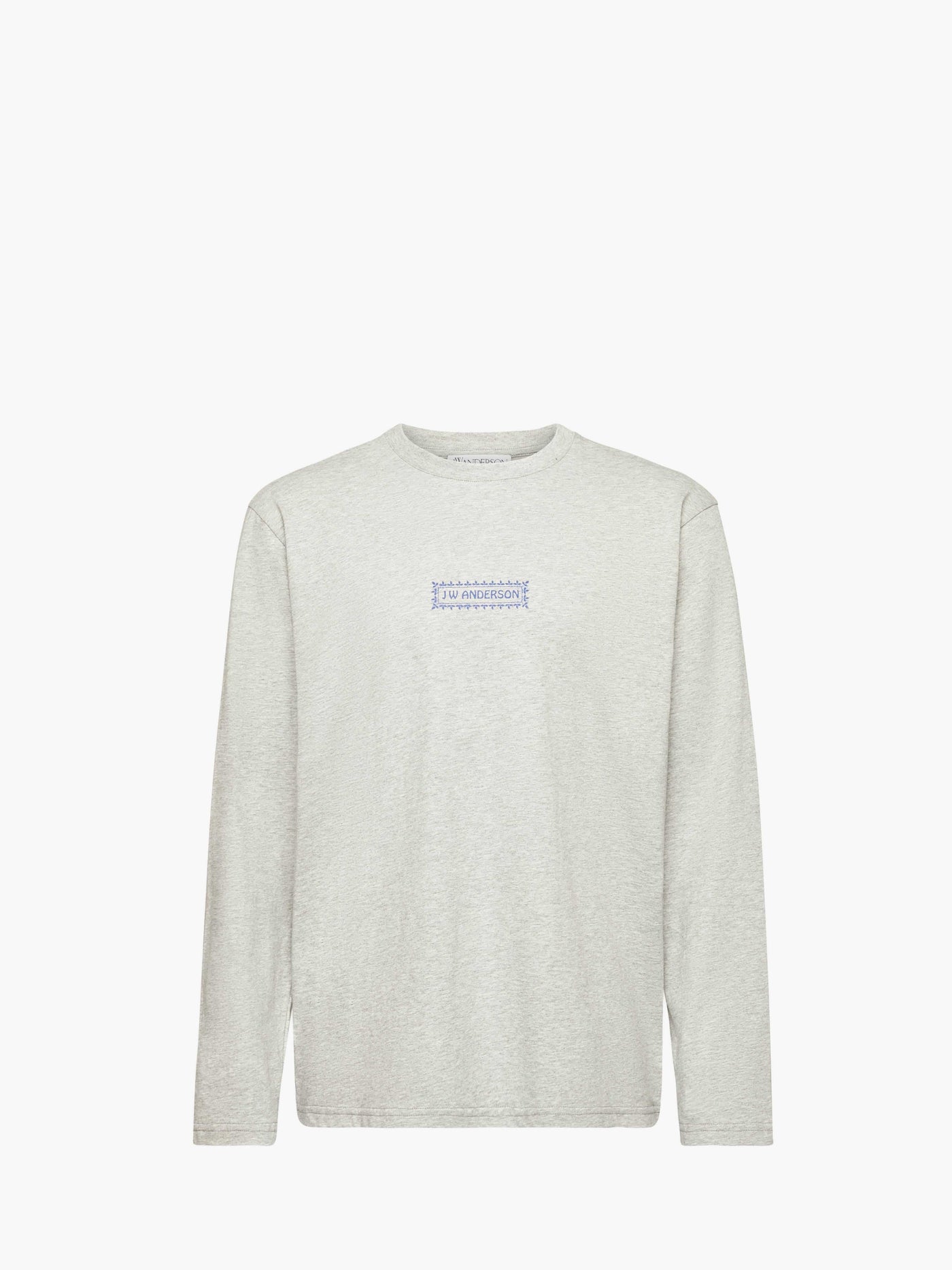 CL_BACK PRINT LONG SLEEVE T-SHIRT - LIGHT GREY MELANGE_JT0279PG1510