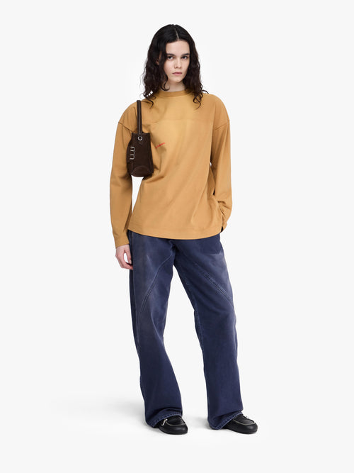 GARMENT DYED LONG SLEEVE T-SHIRT