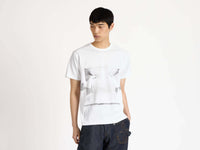 gesture t shirt white Model Back 1