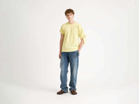 KNOTTED SLEEVE T-SHIRT IN YELLOW