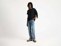 KNOTTED SLEEVE T-SHIRT IN BLACK