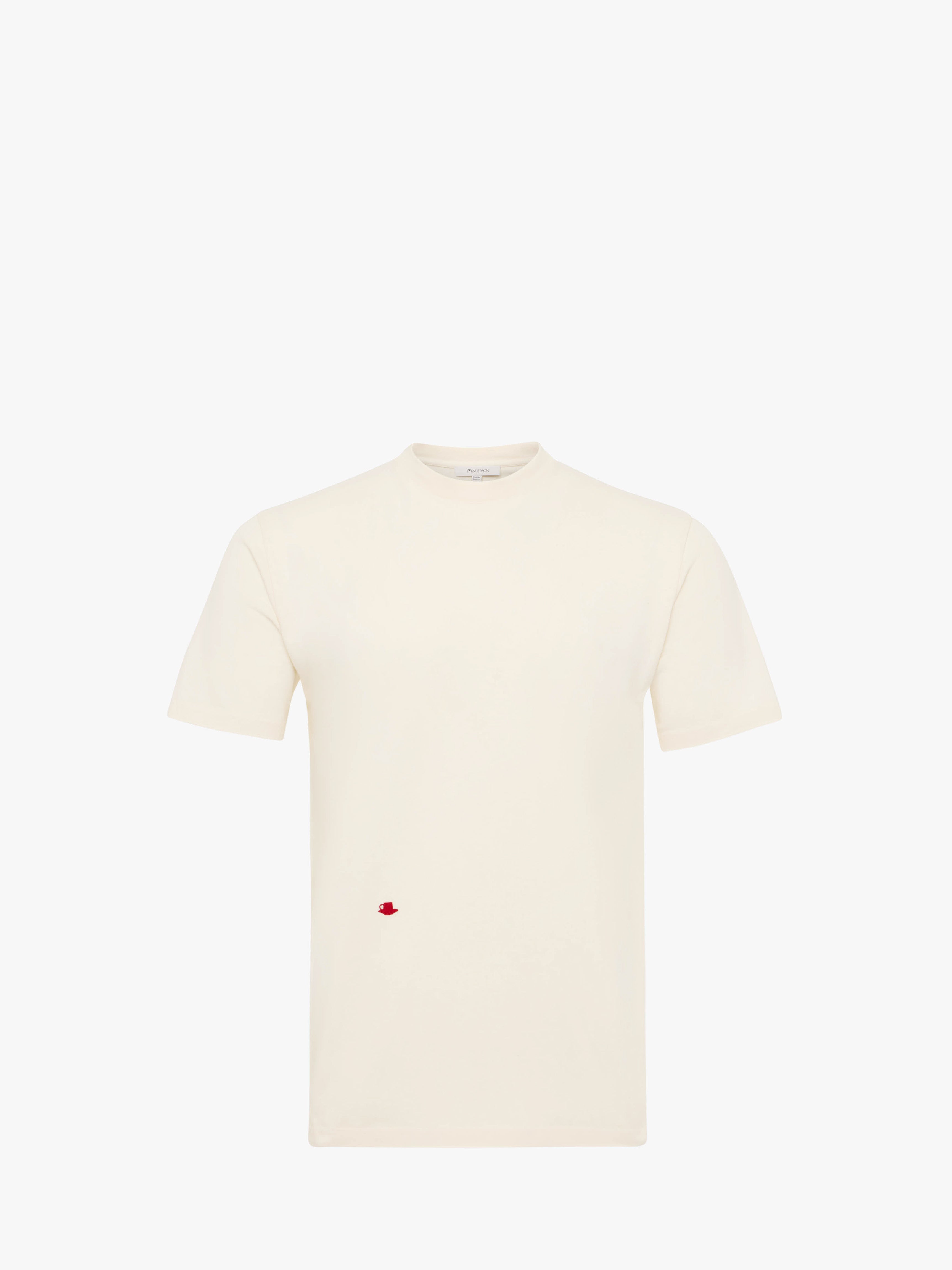 CONTRAST EMBROIDERY T-SHIRT – JW Anderson