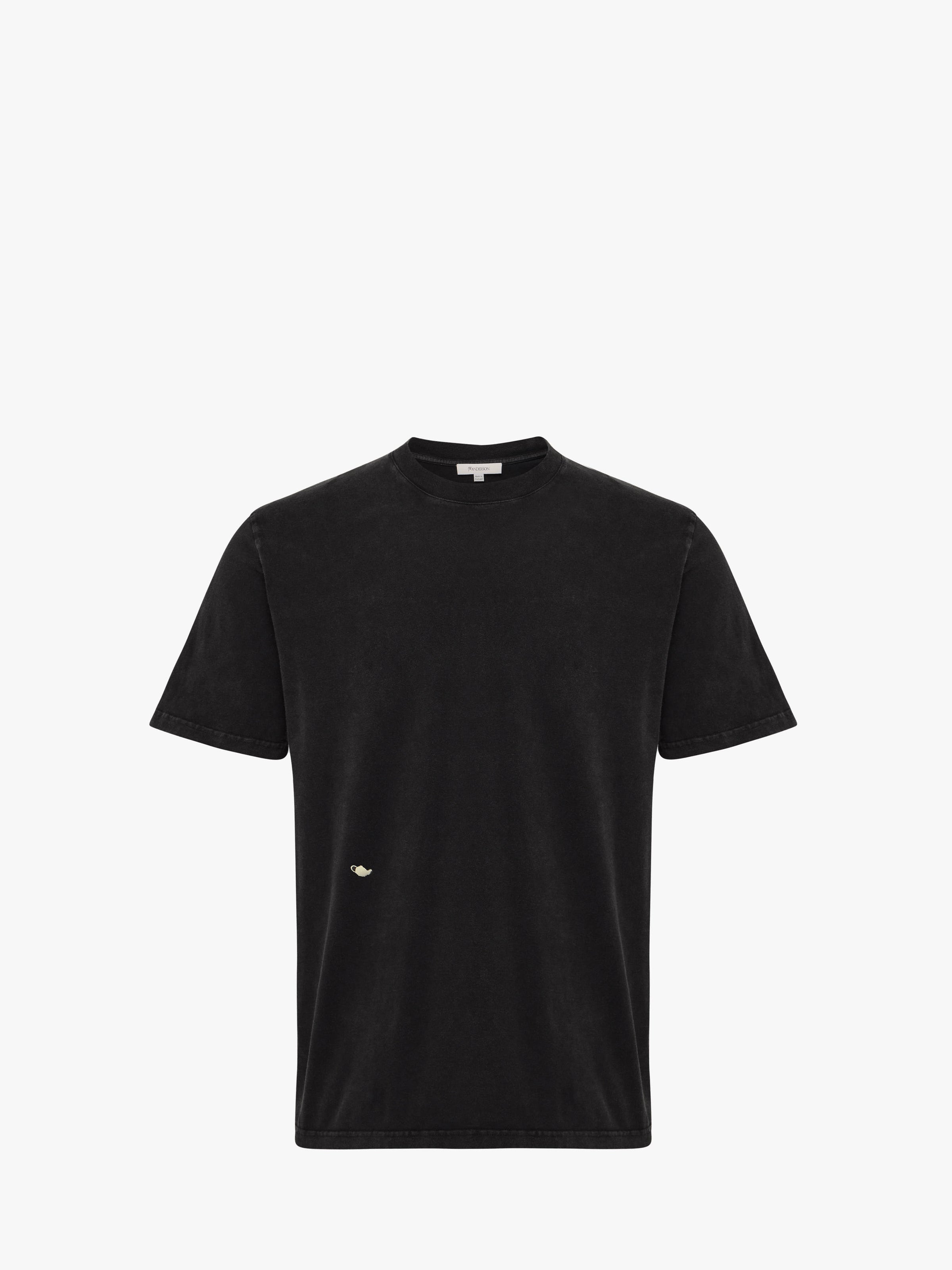 CL_CONTRAST EMBROIDERY T-SHIRT - OFF WHITE_JT0300PG1800
