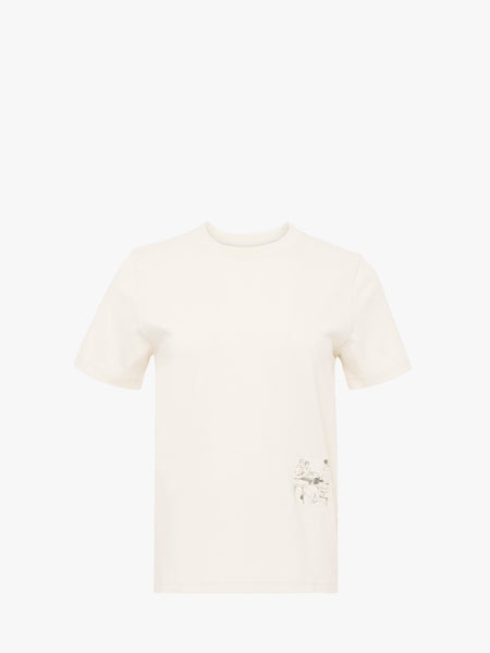 Tシャツ・カットソー J W ANDERSON White cotton shirt mini dress JW ANDERSON | White Women's Shirt Dress | YOOX