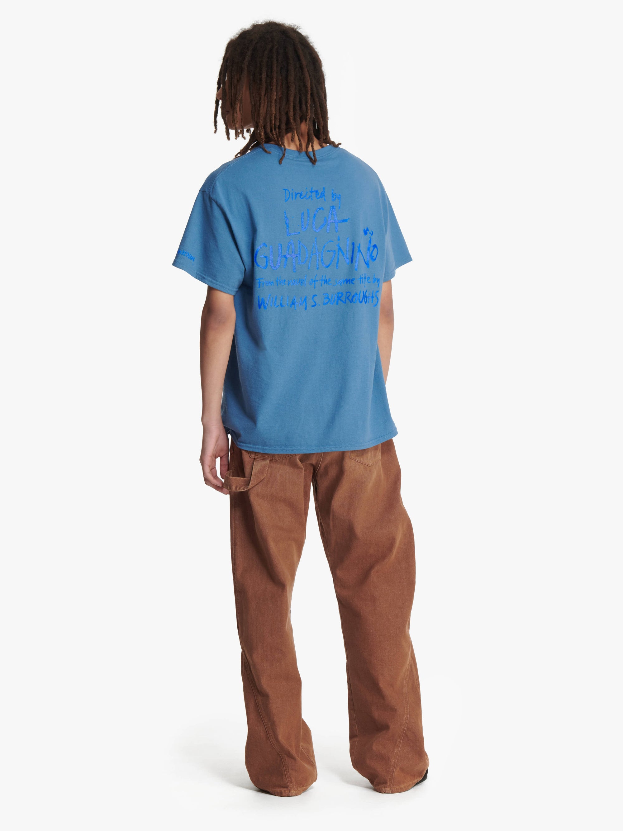 JW ANDERSON X QUEER T-SHIRT WITH TEXT PRINT