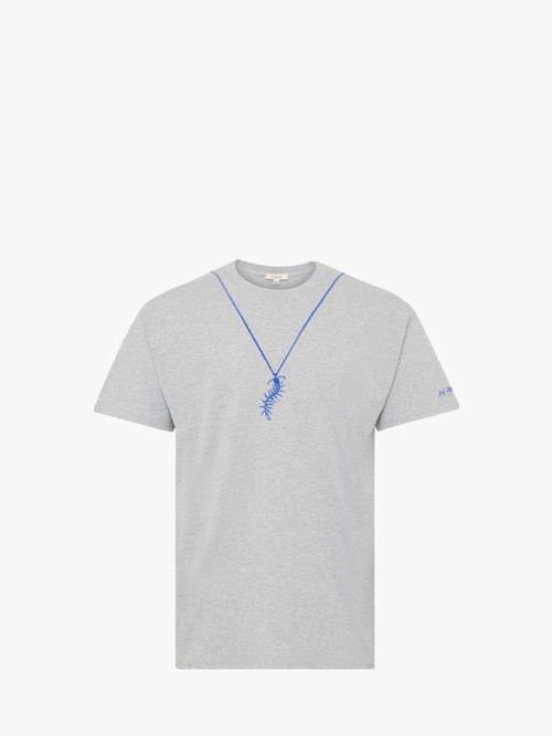 JW ANDERSON X QUEER T-SHIRT WITH NECKLACE PRINT