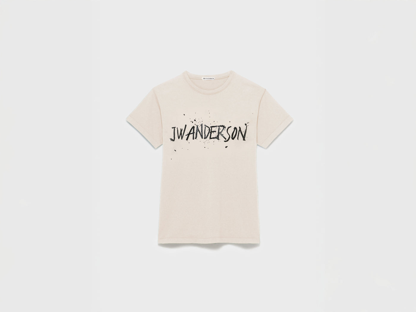 MENS CIRCULAR T-SHIRT IN ECRU