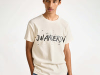 CIRCULAR T-SHIRT IN ECRU