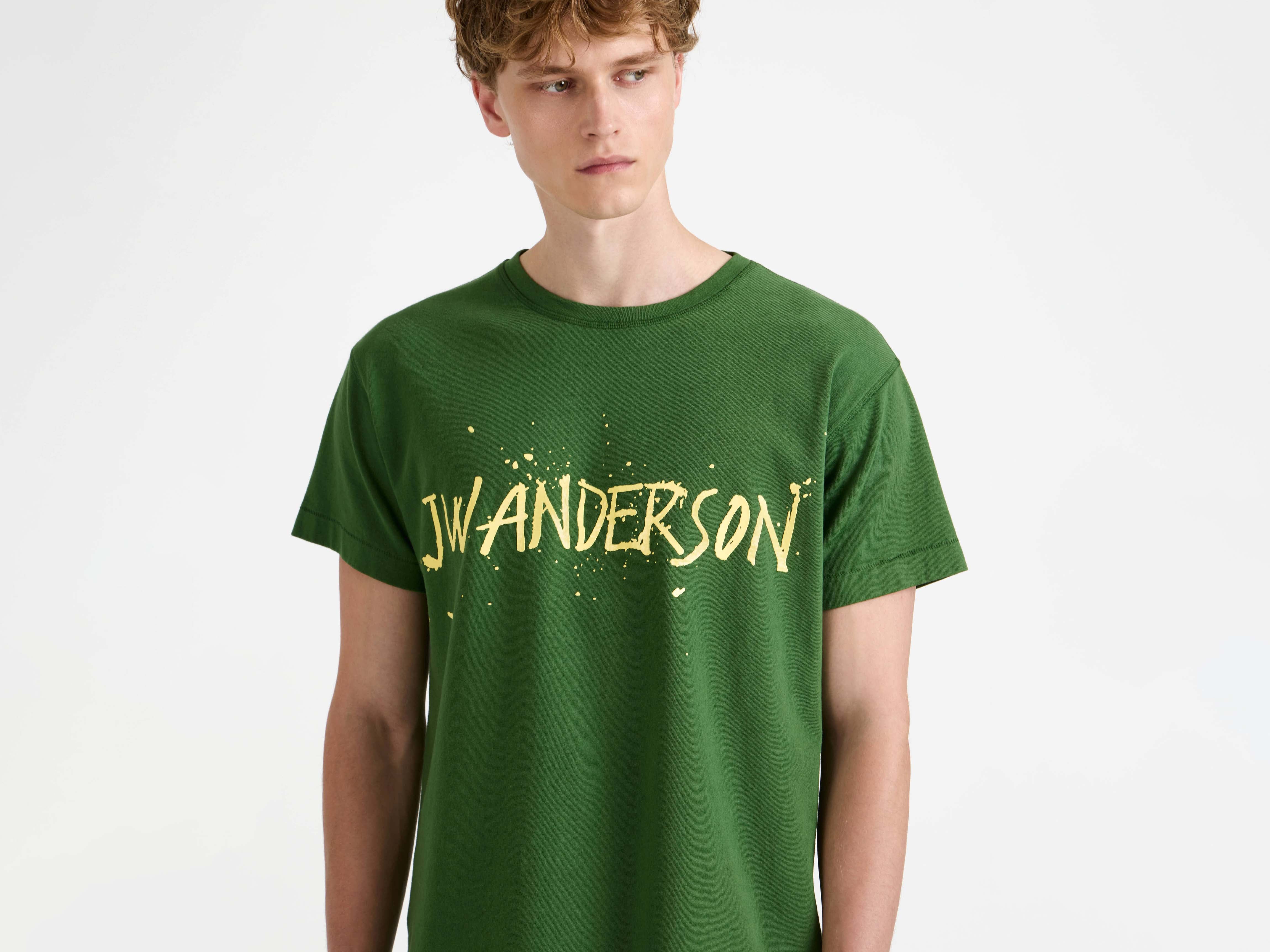 MENS CIRCULAR T-SHIRT IN GREEN in GREEN JT0307PG1936500S | JW