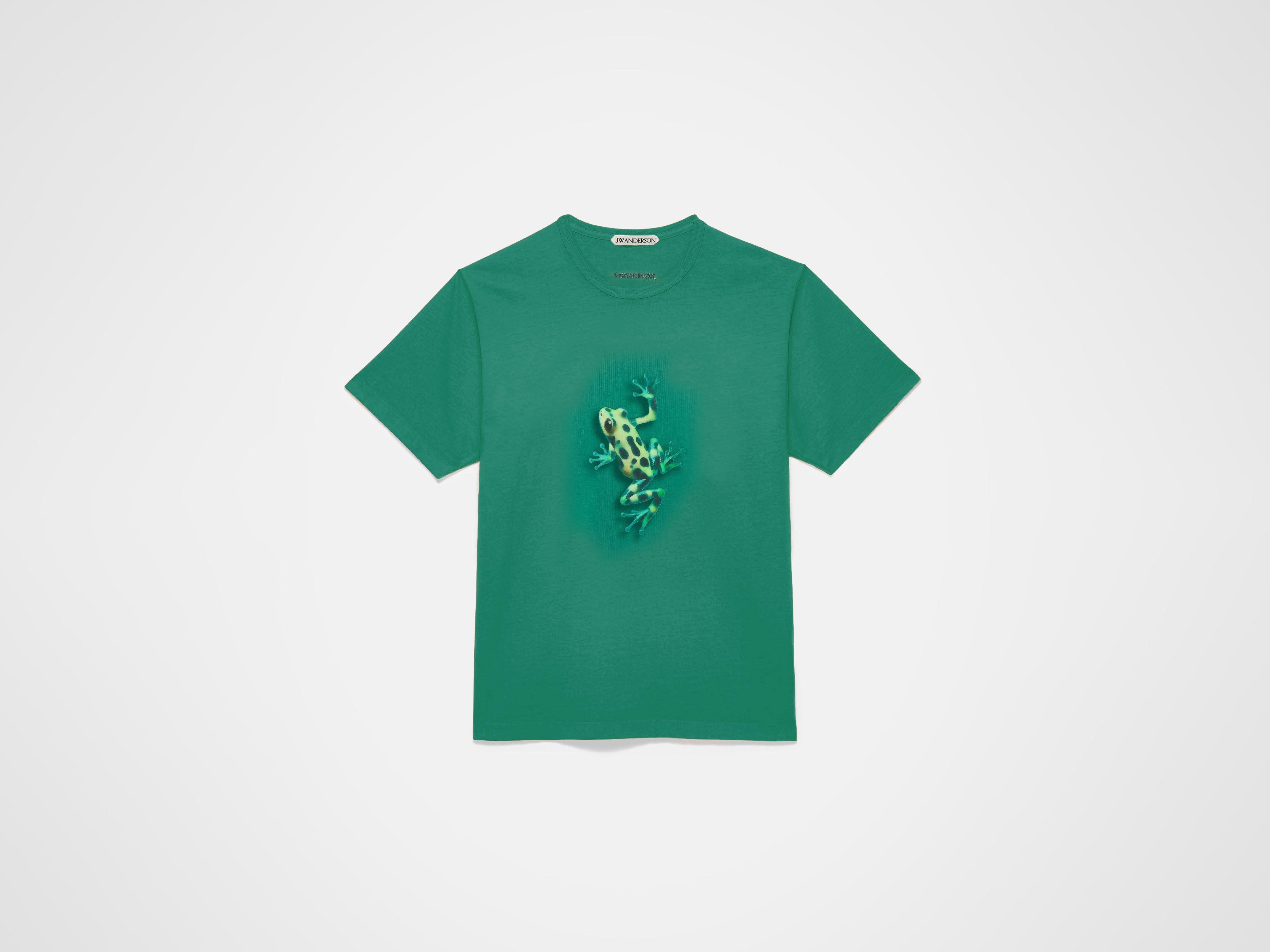 MENS JUMPING FROG T-SHIRT IN EMERALD in EMERALD JT0308PG1937540XXS