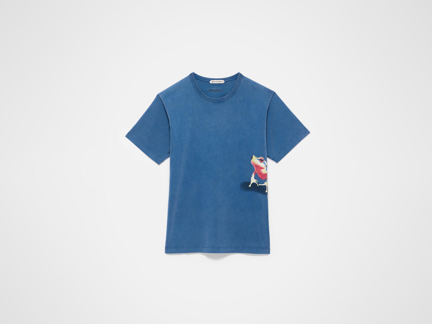 peeking frog tshirt mid blue Product Front 6