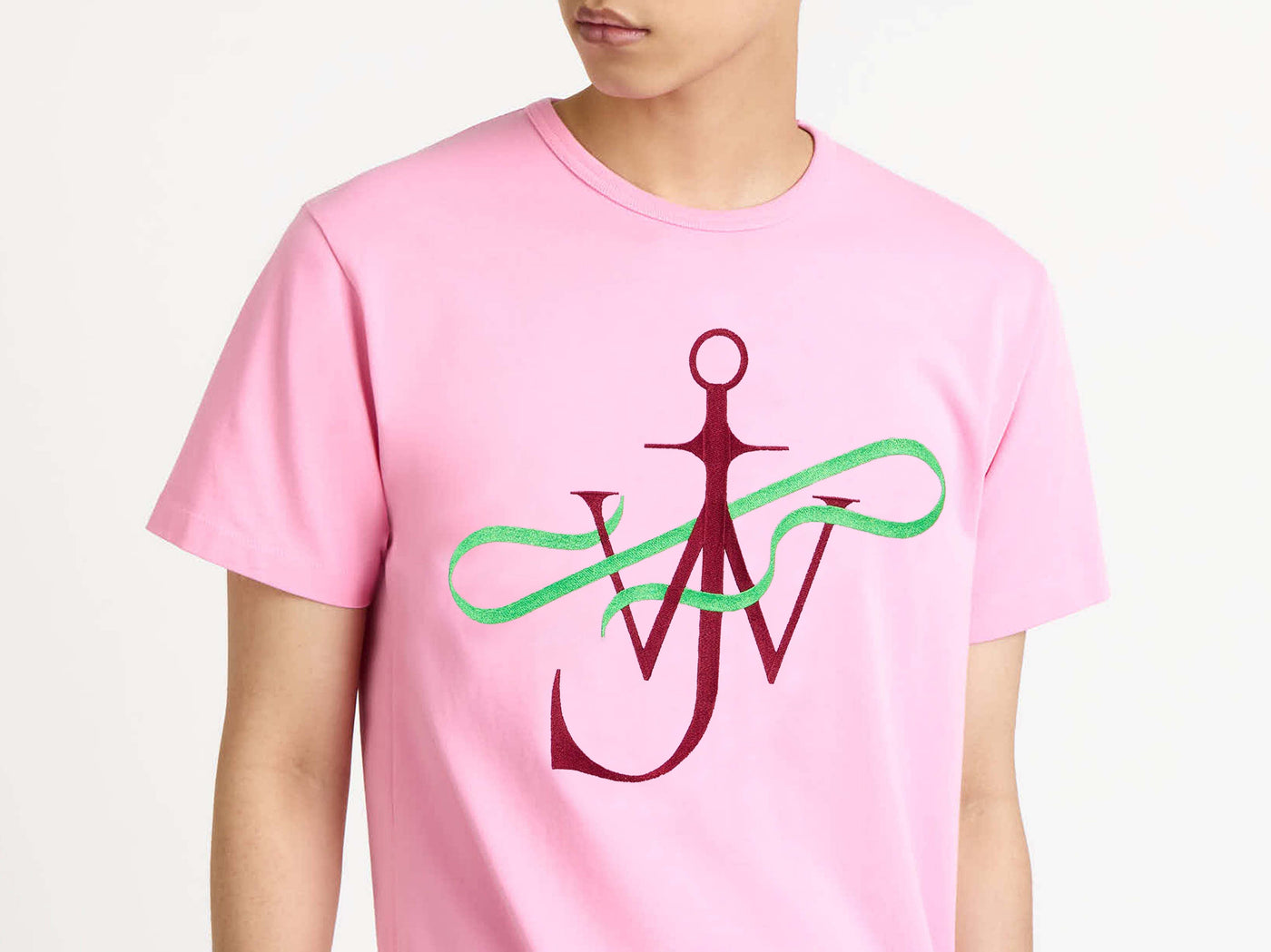 RIBBON ANCHOR T-SHIRT IN PINK