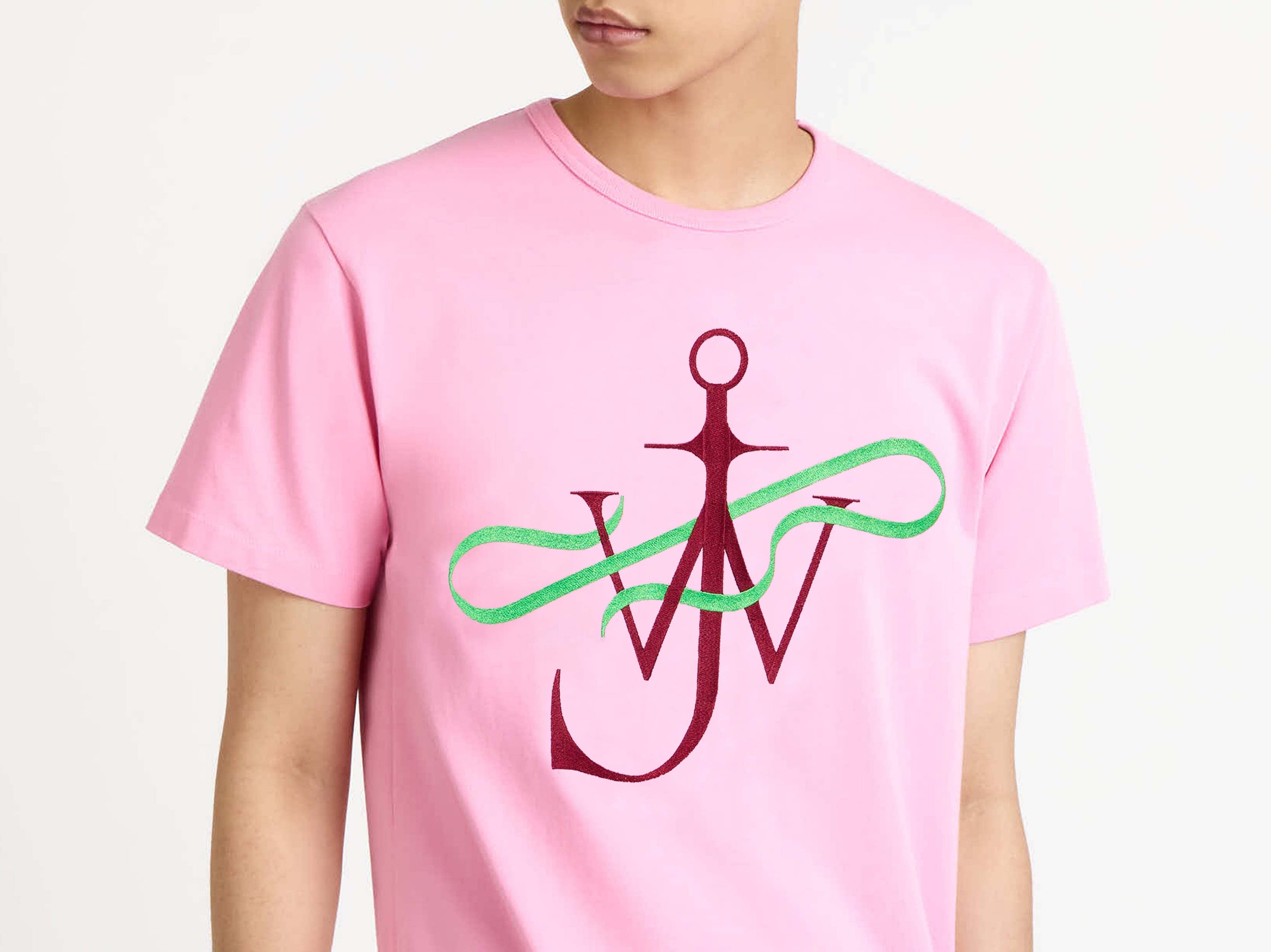 RIBBON ANCHOR T-SHIRT IN PINK
