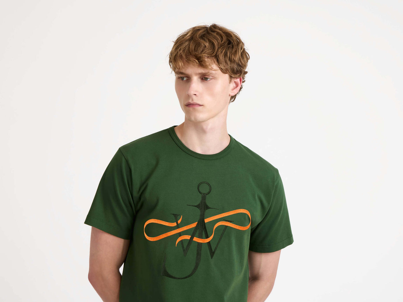 RIBBON ANCHOR T-SHIRT IN GREEN